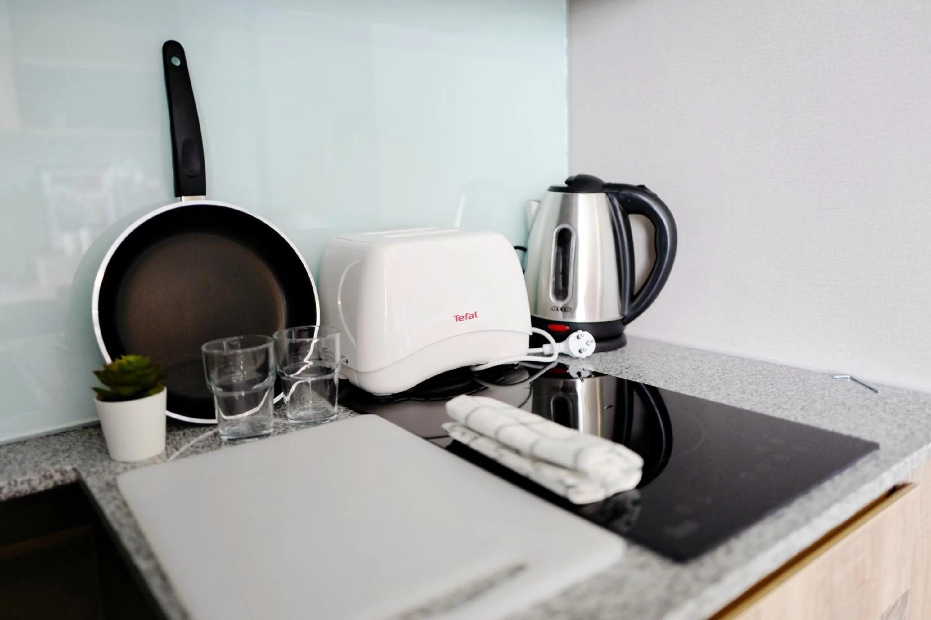 Kitchen or kitchenette in Blossom Sathon Condo