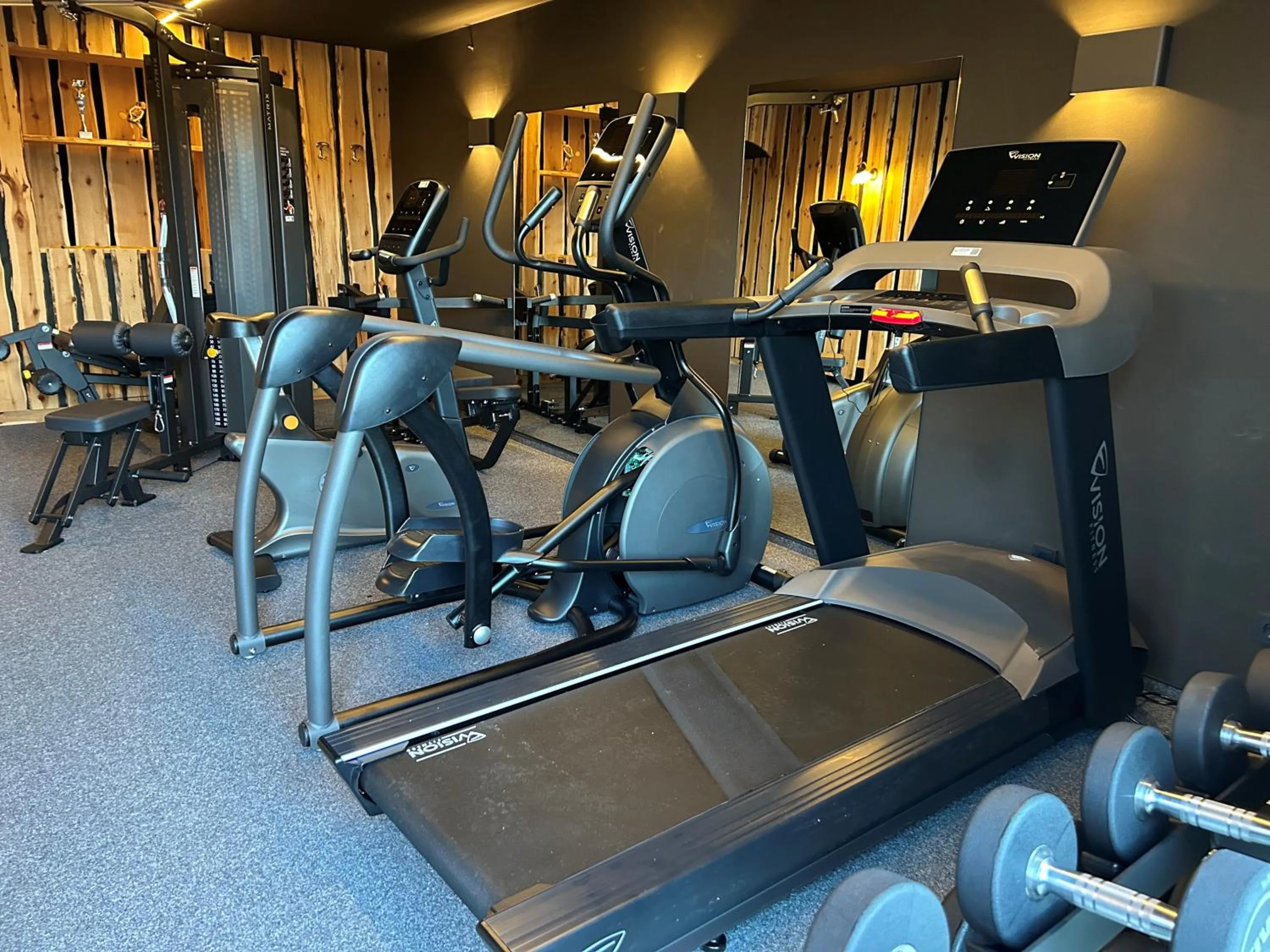 Fitness centre/facilities in Presulis Hideaway Apartments & Restaurant