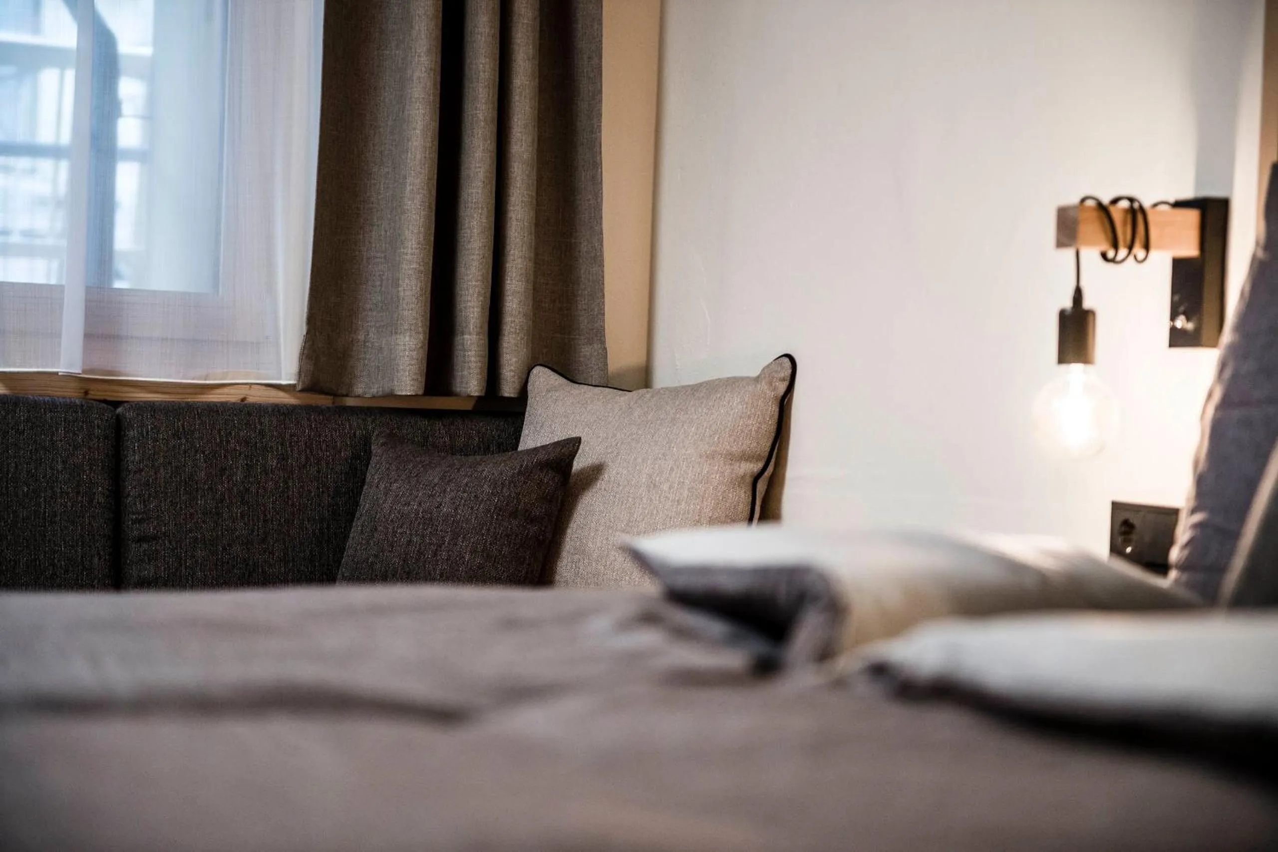 Bedroom, Bed in Presulis Hideaway Apartments & Restaurant