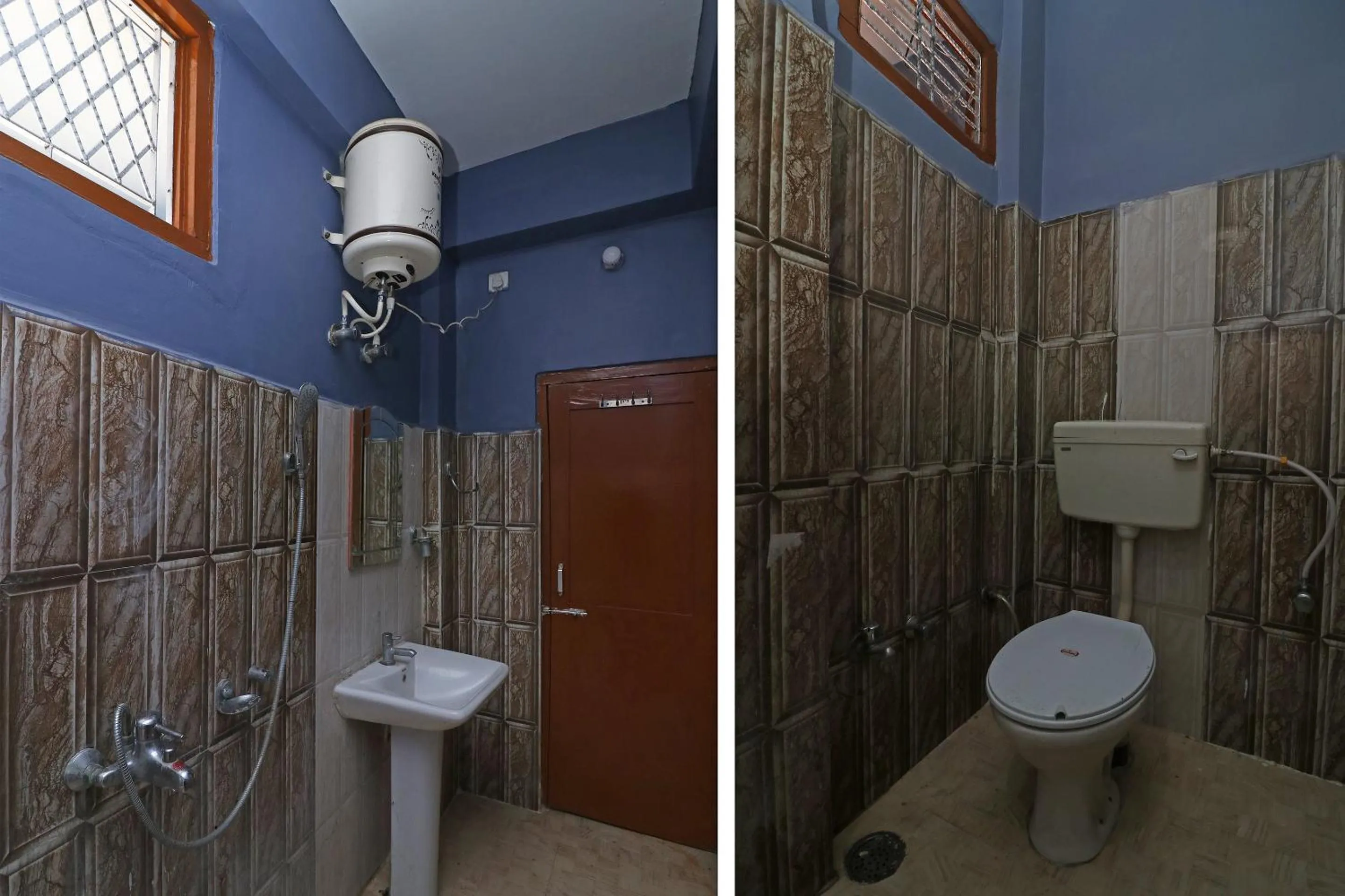 Bathroom in SPOT ON 38000 Vaidehi Bhawan