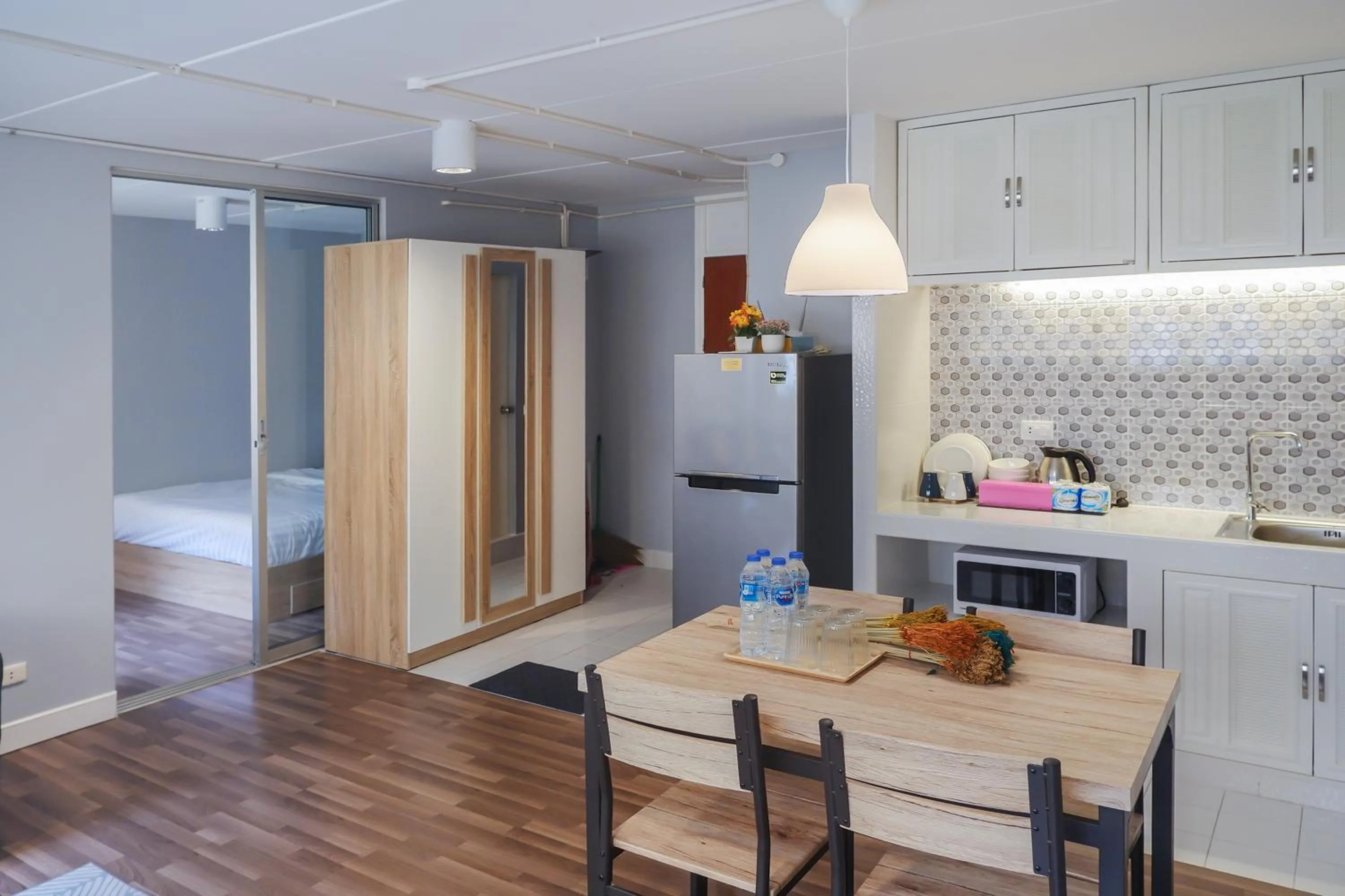 Kitchen or kitchenette in Bangkok Impact Popular Comdominium