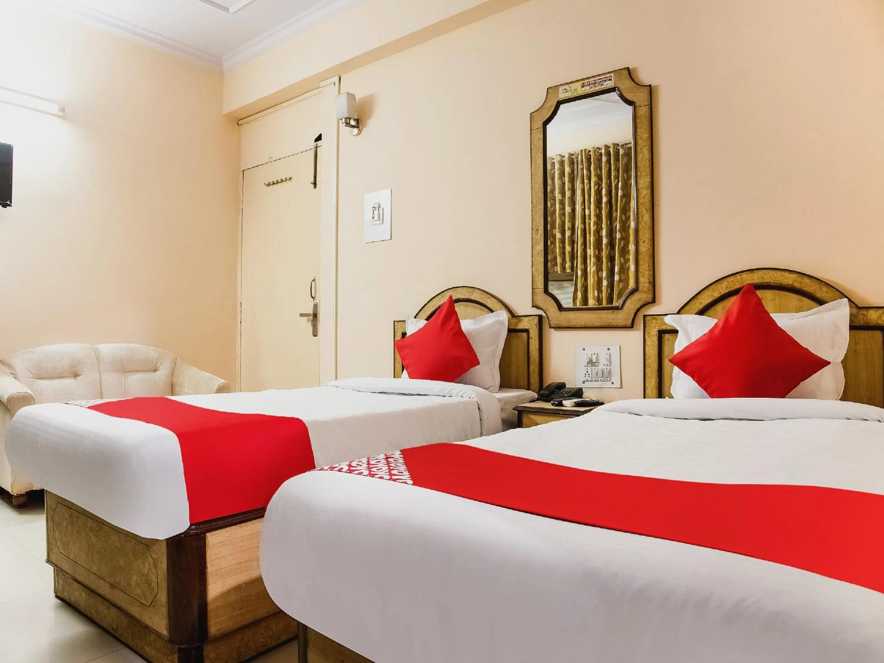 Bedroom, Bed in Hotel O Embassy Exhibition Rd