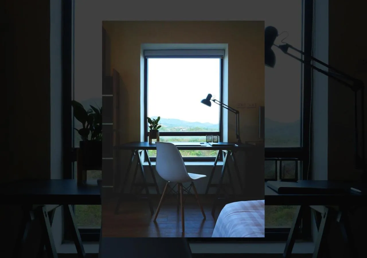 Seating area in Bhava Residence