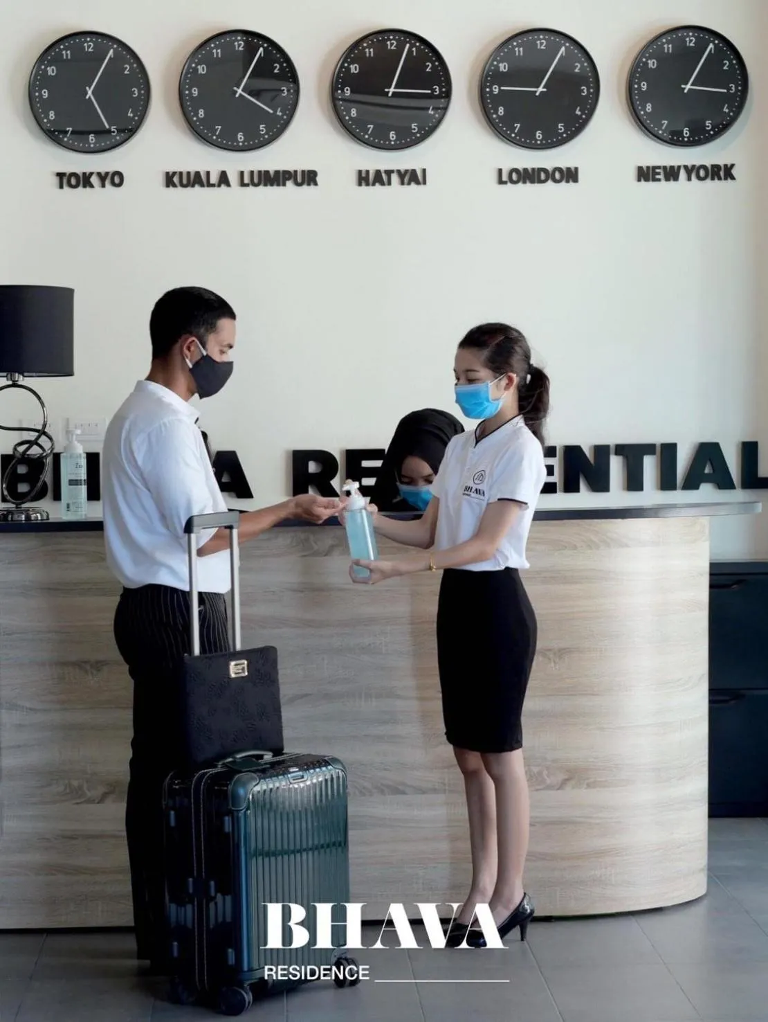 Lobby or reception in Bhava Residence