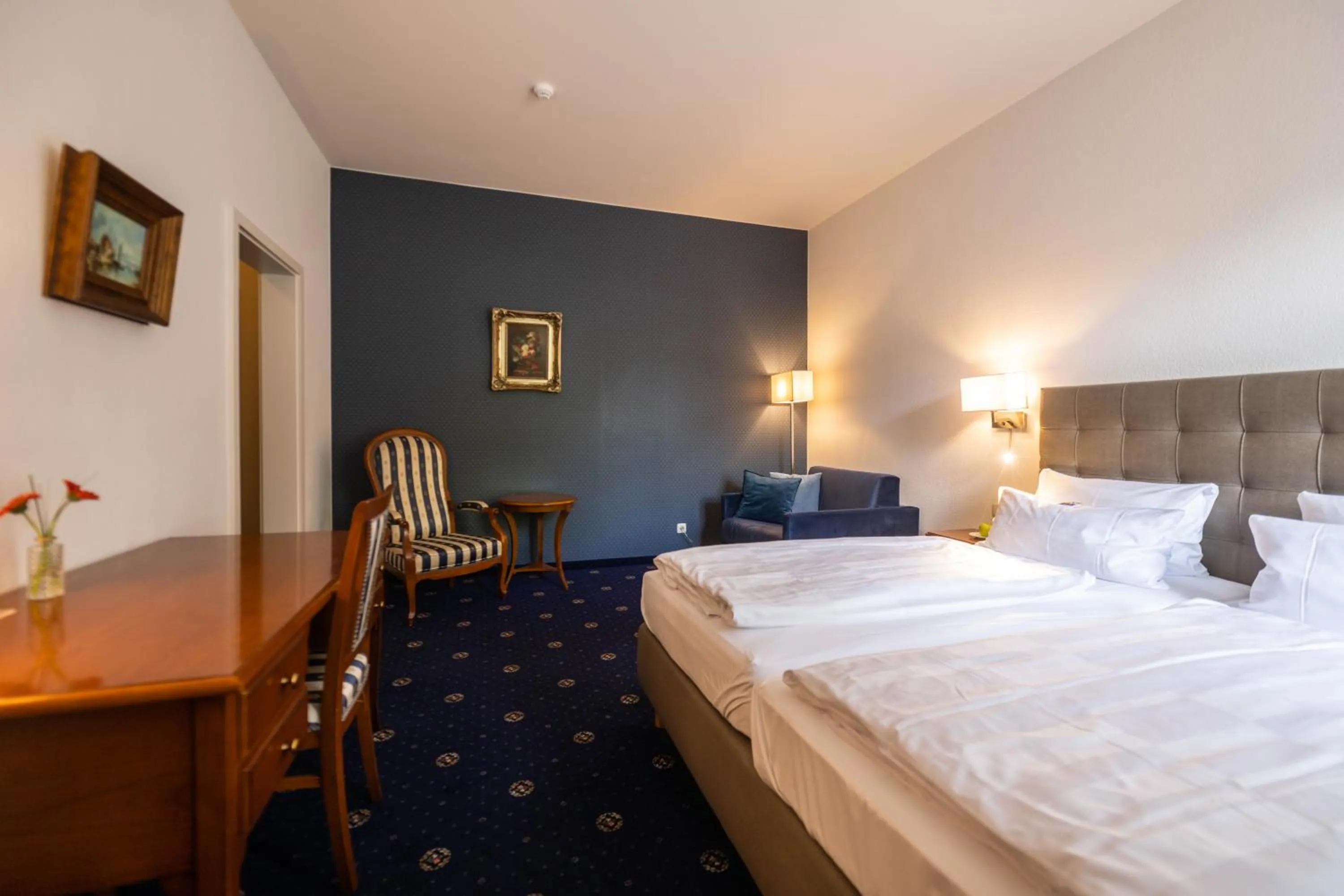 Staff, Bed in Historische Spitzgrundmühle