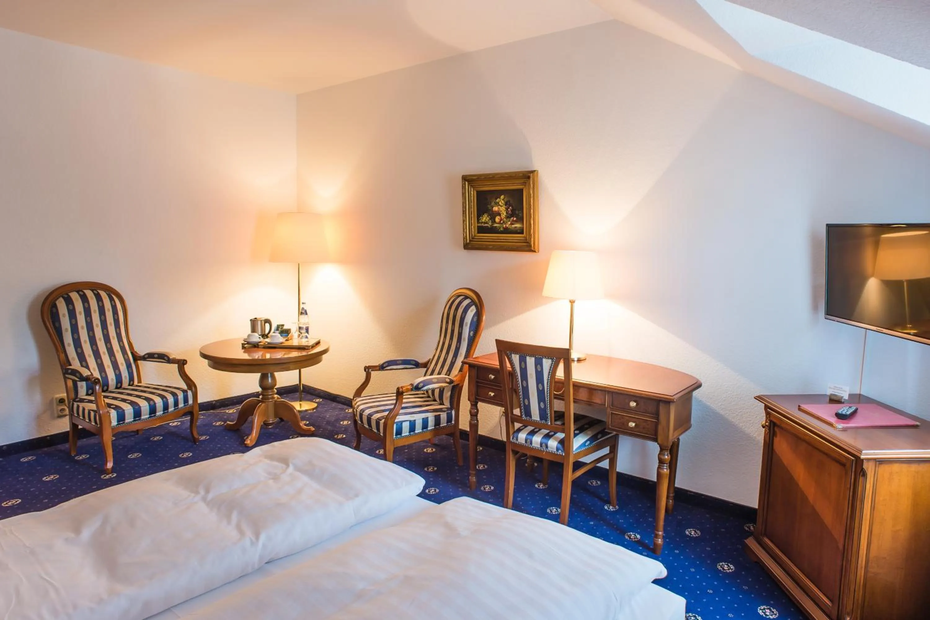 Photo of the whole room, Bed in Historische Spitzgrundmühle