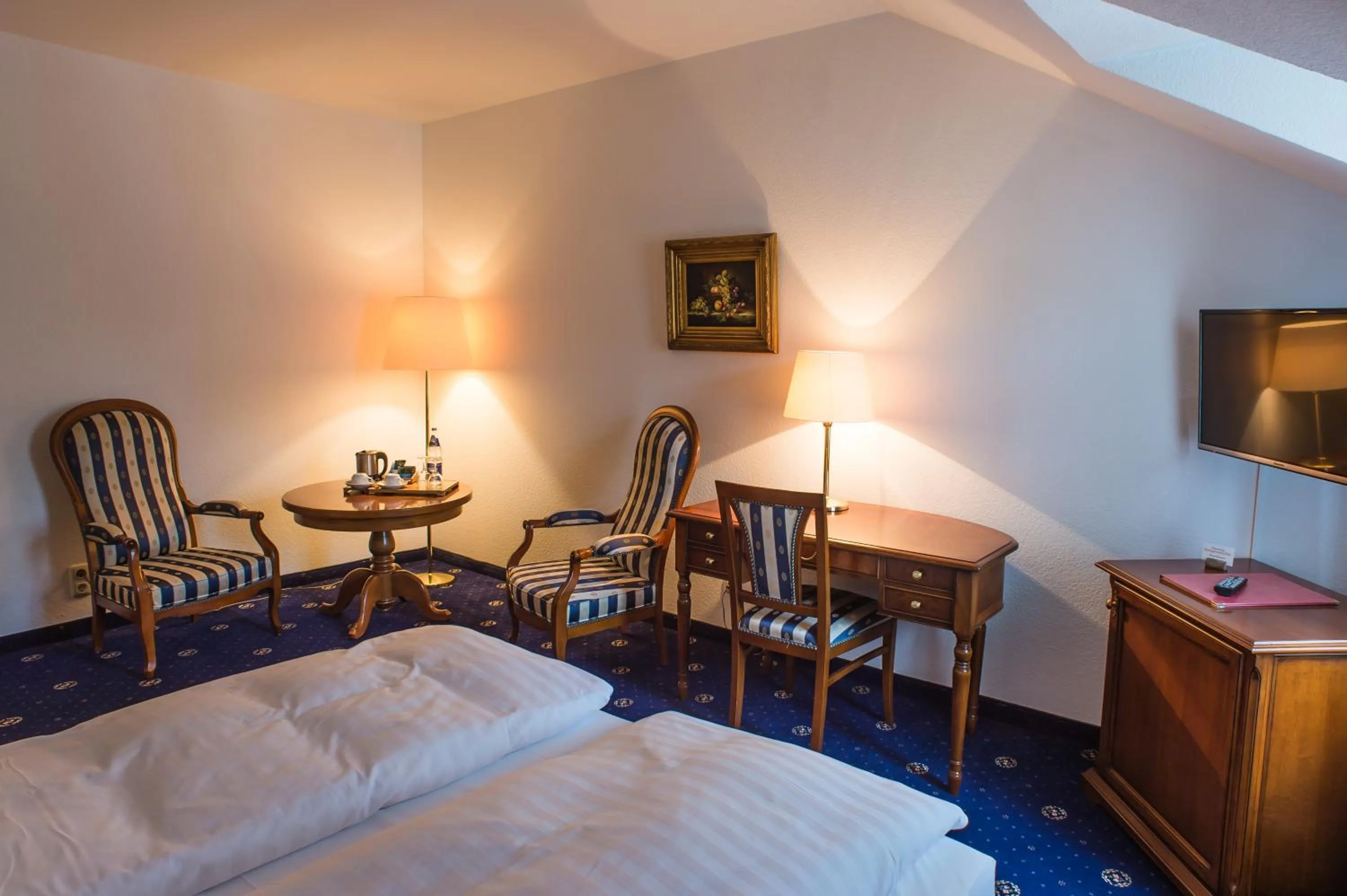 Photo of the whole room, Bed in Historische Spitzgrundmühle