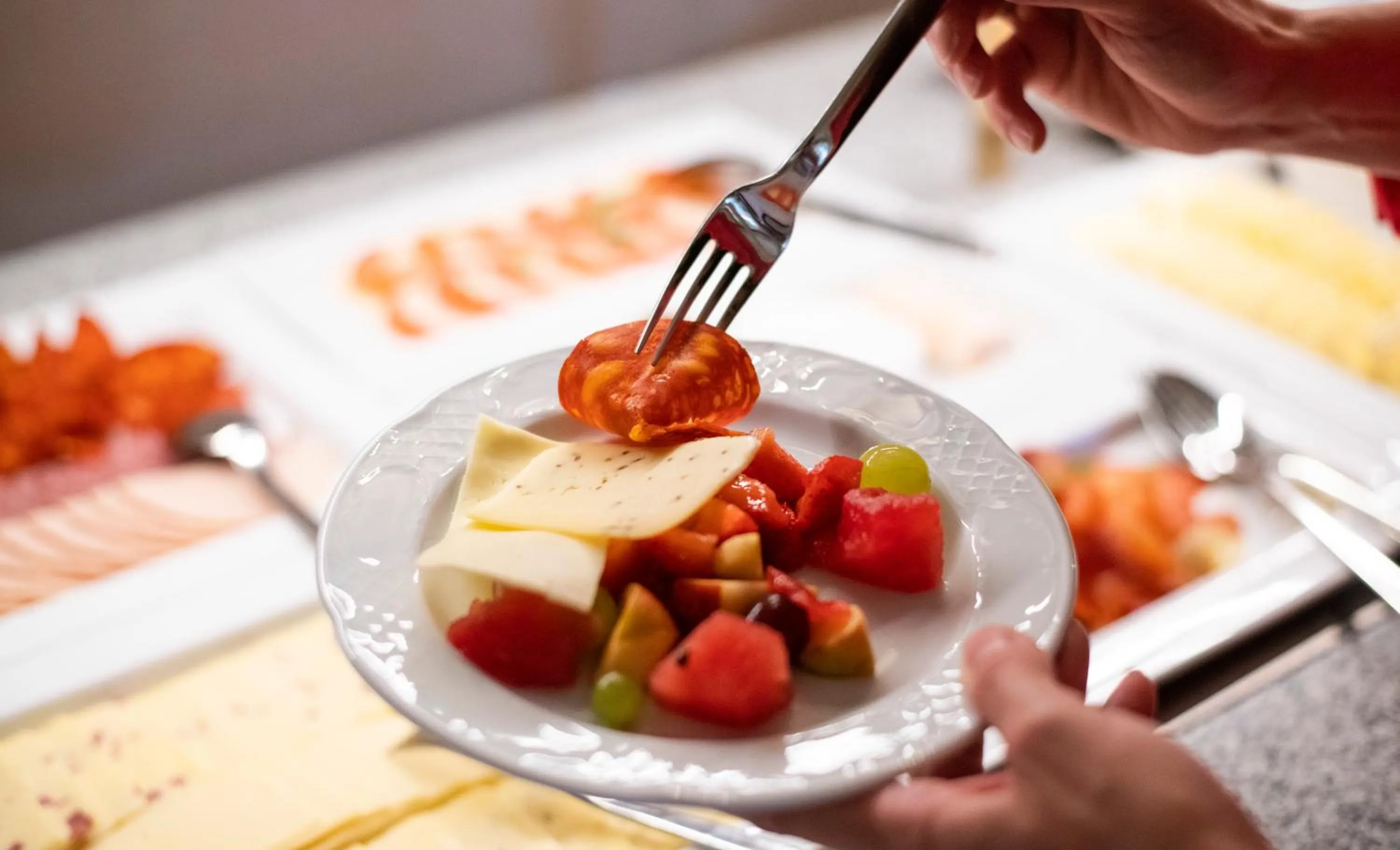 Buffet breakfast in Historische Spitzgrundmühle