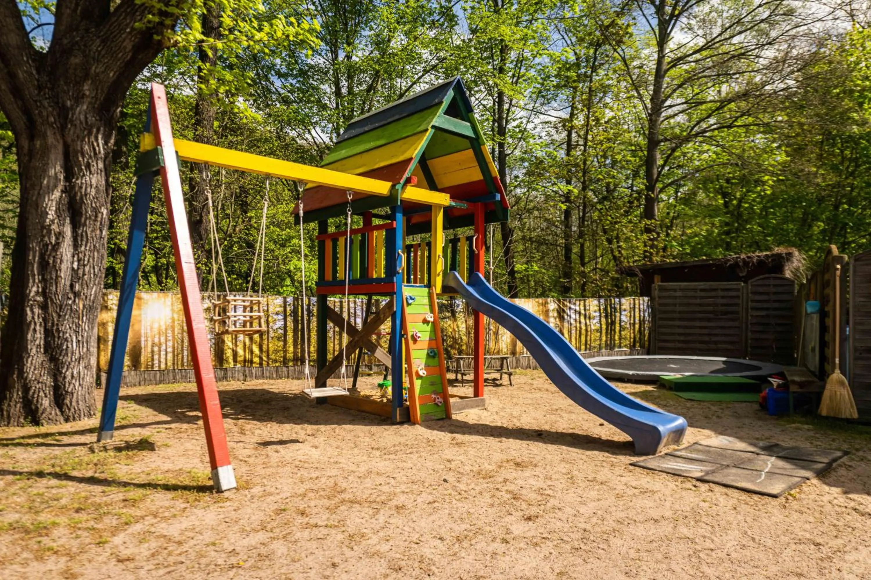 Children play ground in Historische Spitzgrundmühle