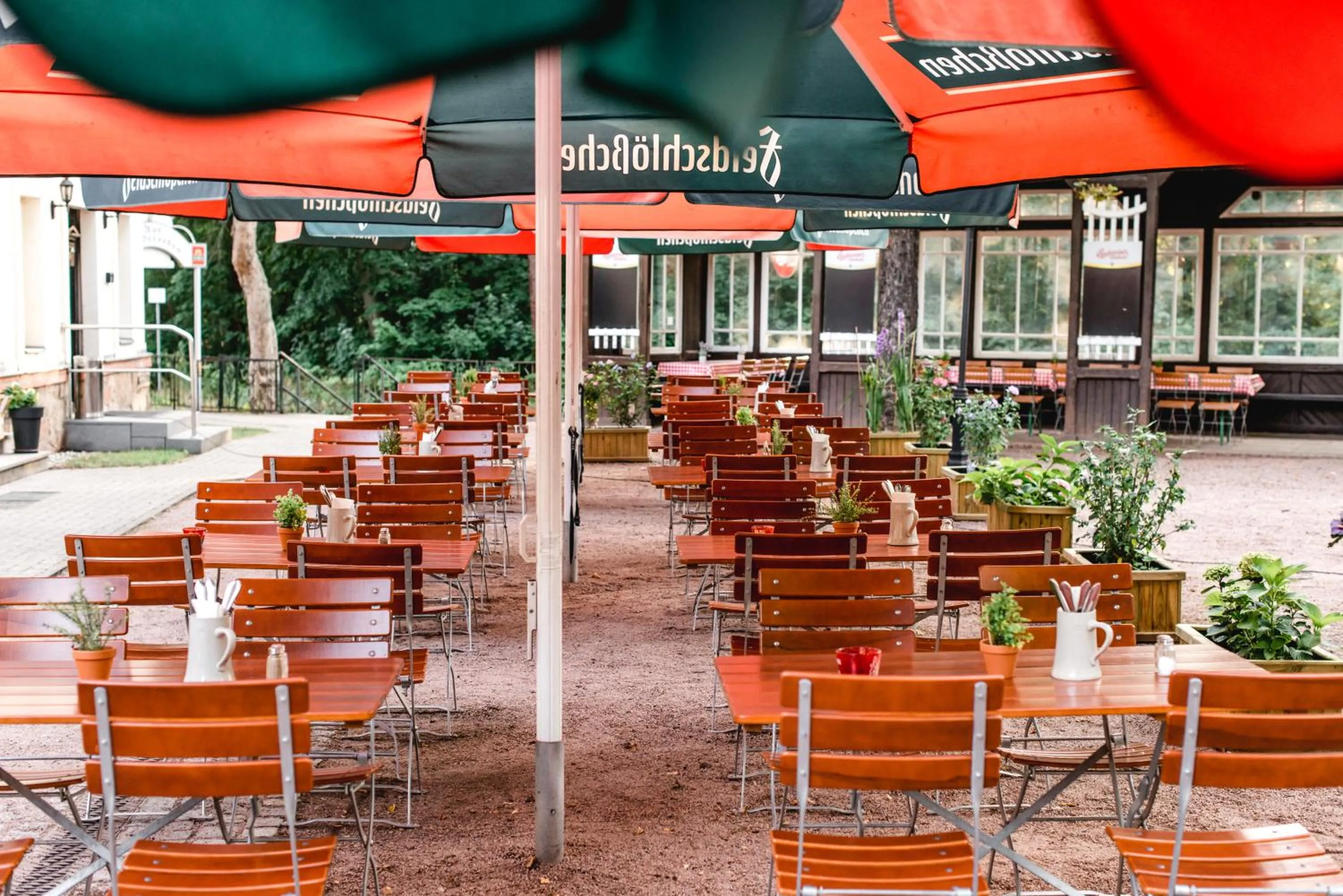 Patio in Historische Spitzgrundmühle