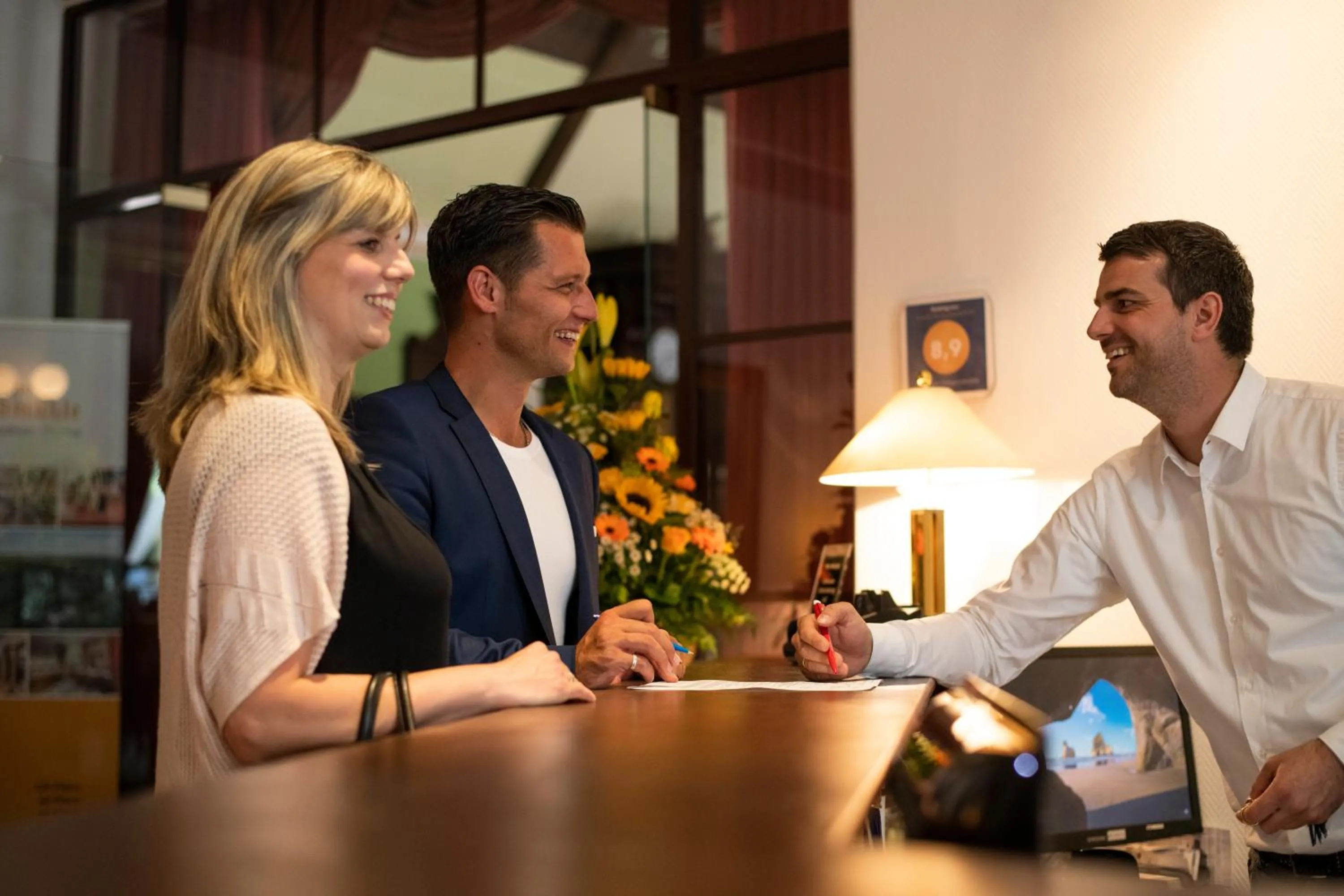 Lobby or reception in Historische Spitzgrundmühle