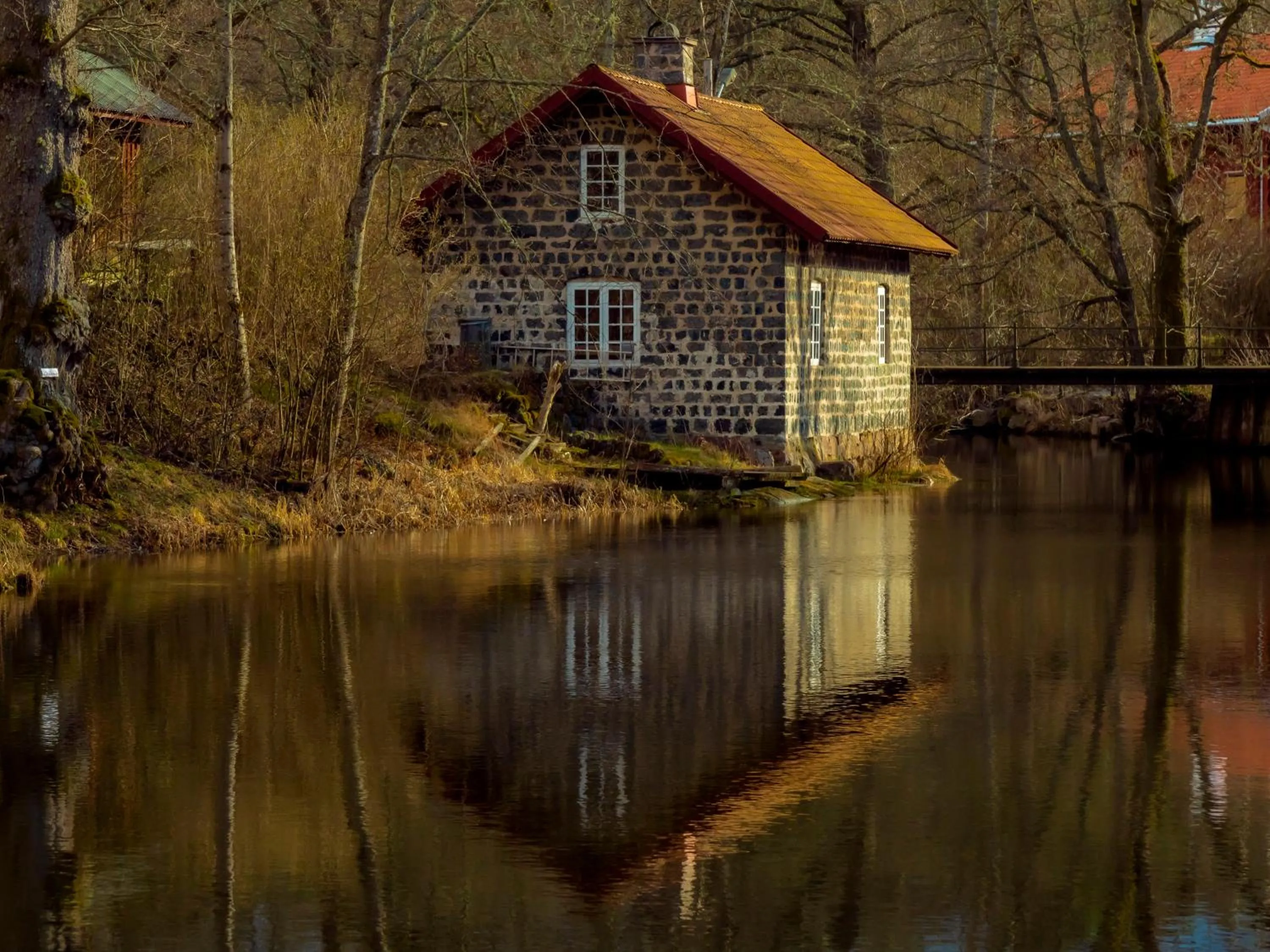 Canoeing in Kvarnen i Borgvik