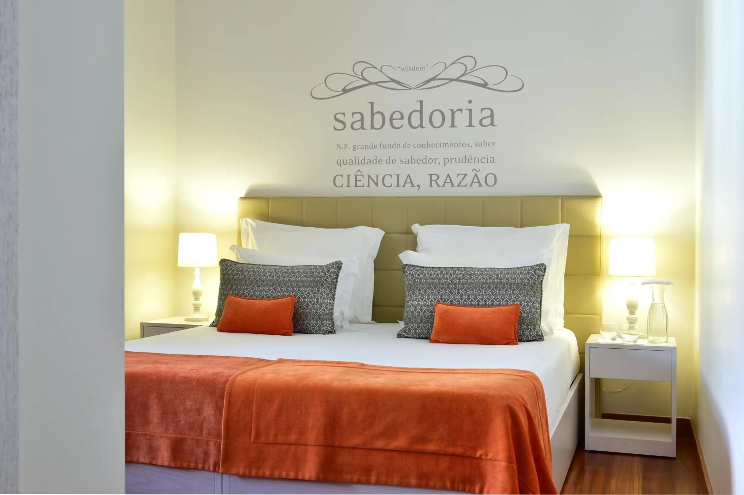 Decorative detail, Bed in Solar Egas Moniz-Charming House & Local Experiences