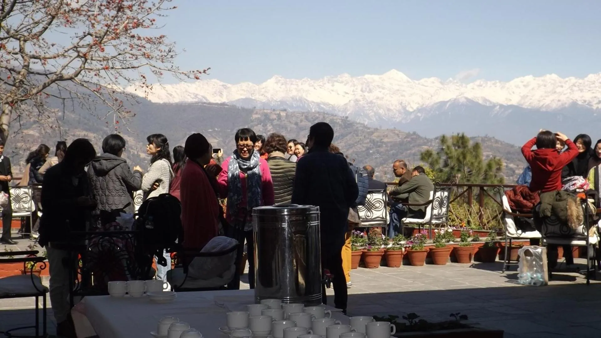 People in Dhulikhel Mountain Resort