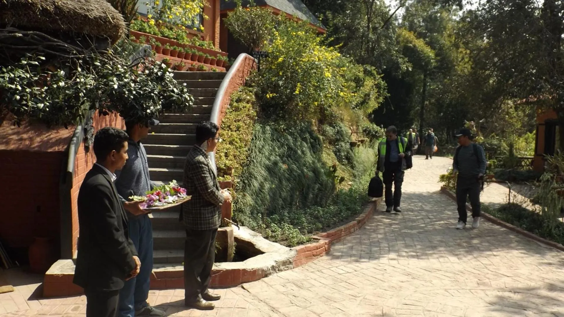 People in Dhulikhel Mountain Resort