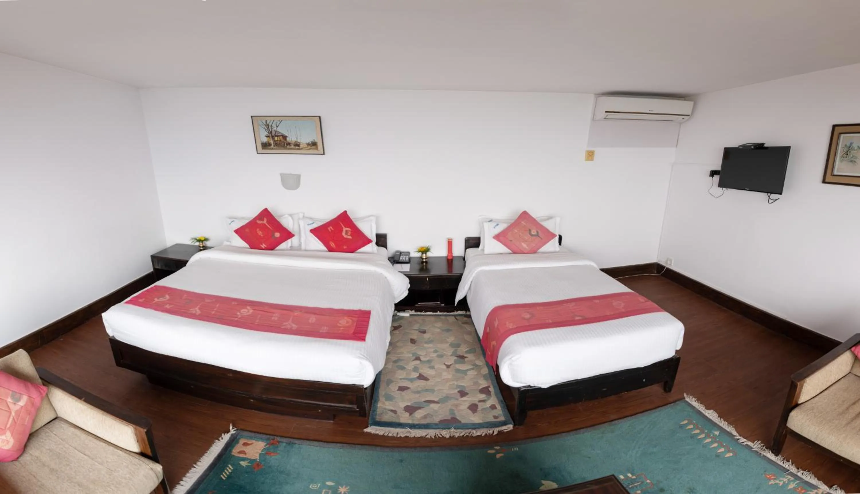 Photo of the whole room, Bed in Dhulikhel Mountain Resort