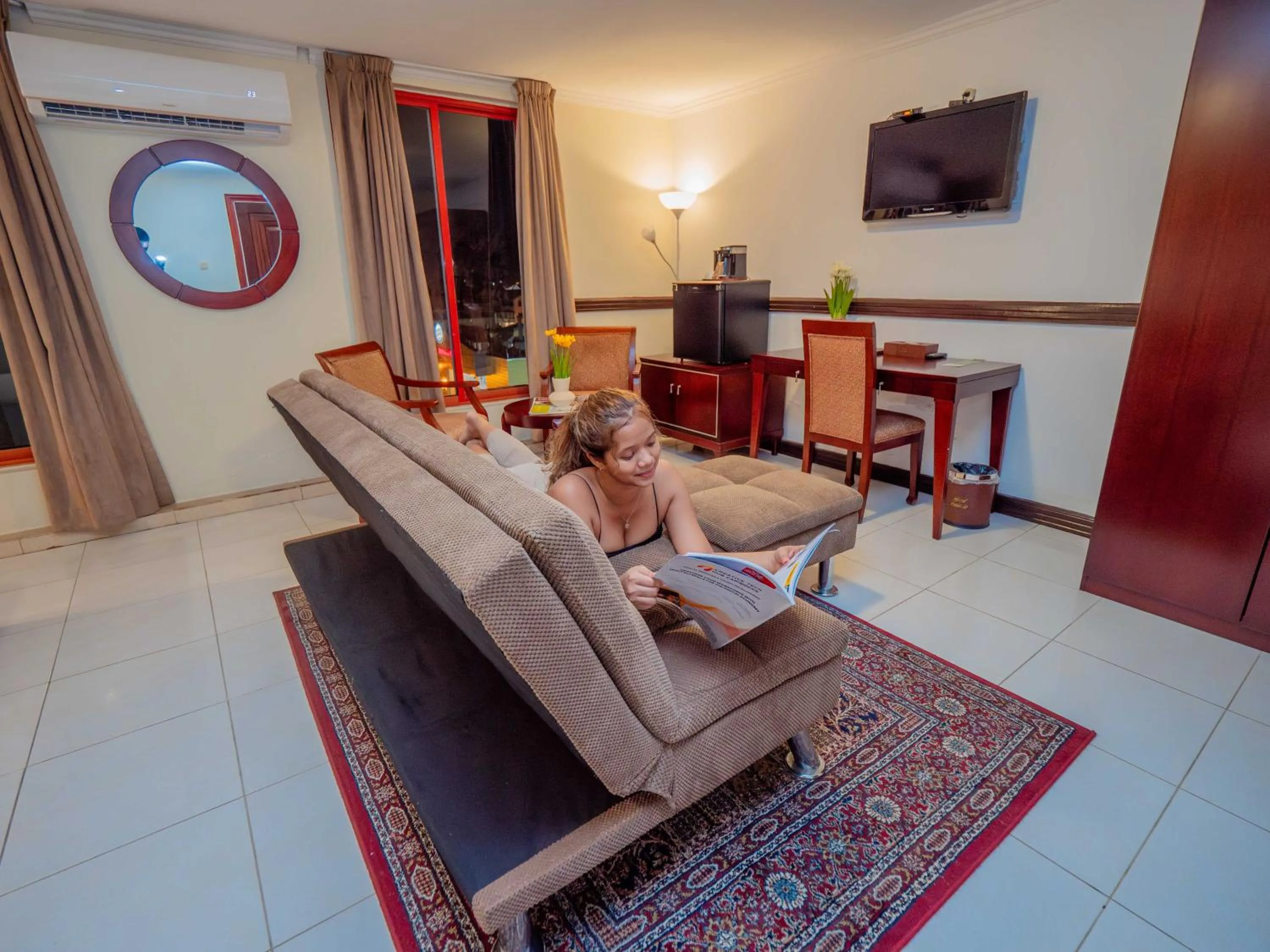 Seating area in Hotel Palacio