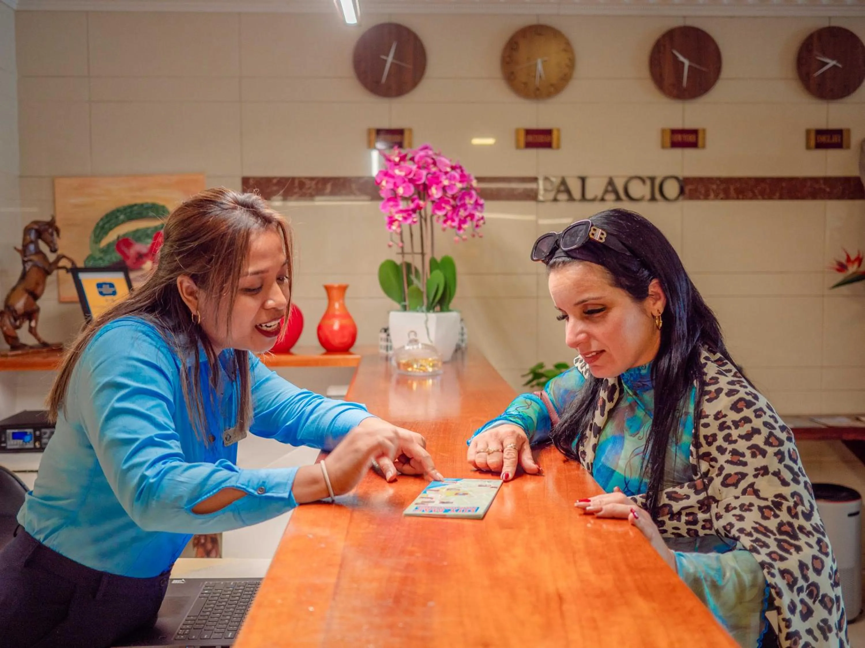 Lobby or reception in Hotel Palacio