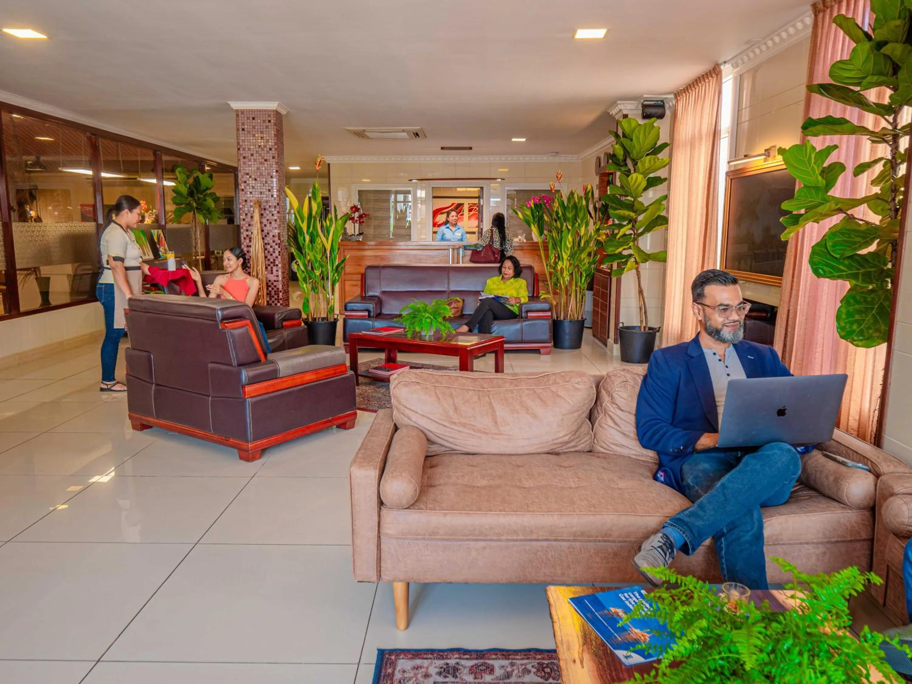 Lobby or reception in Hotel Palacio