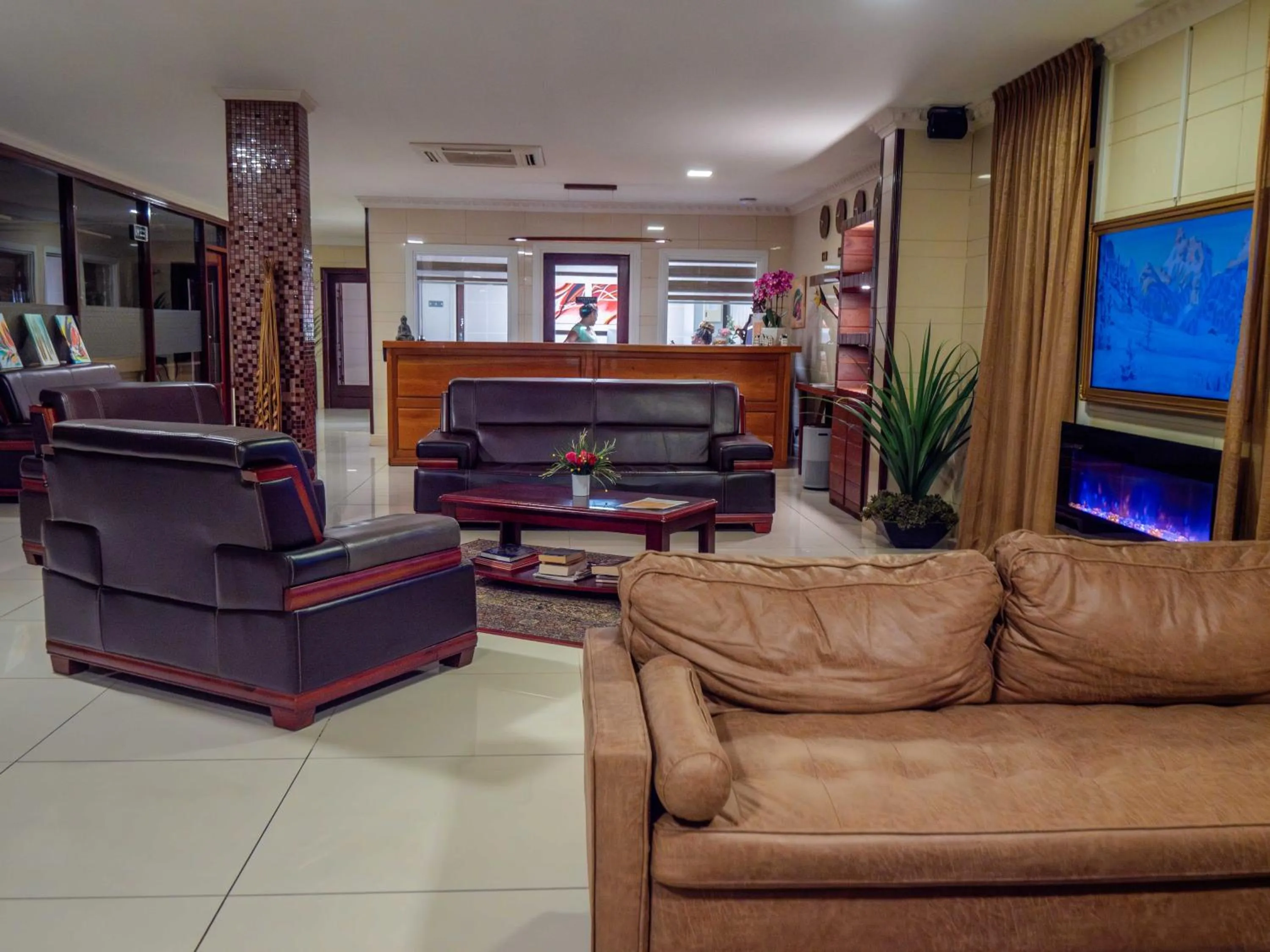 Lobby or reception in Hotel Palacio