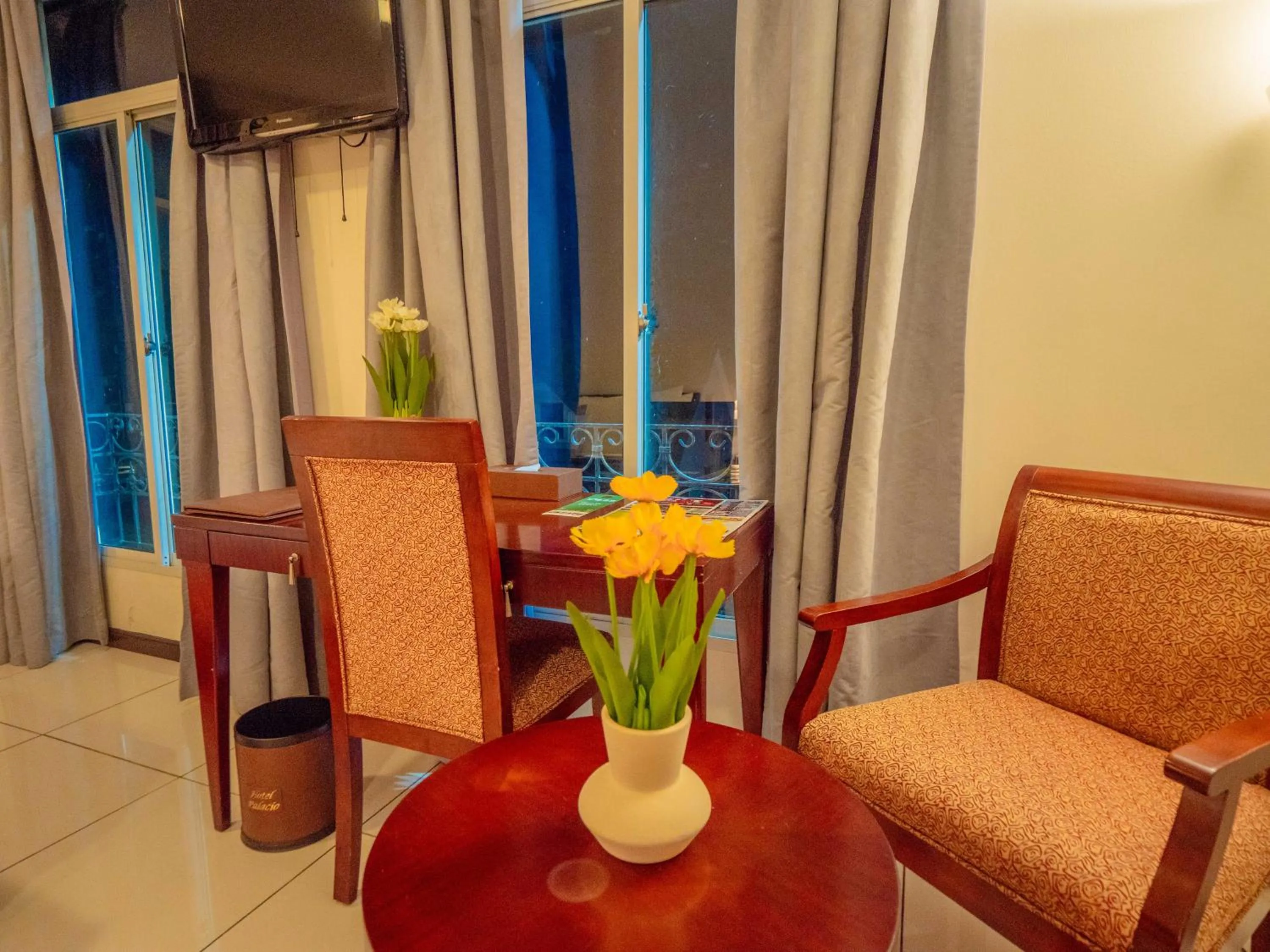 Seating area in Hotel Palacio