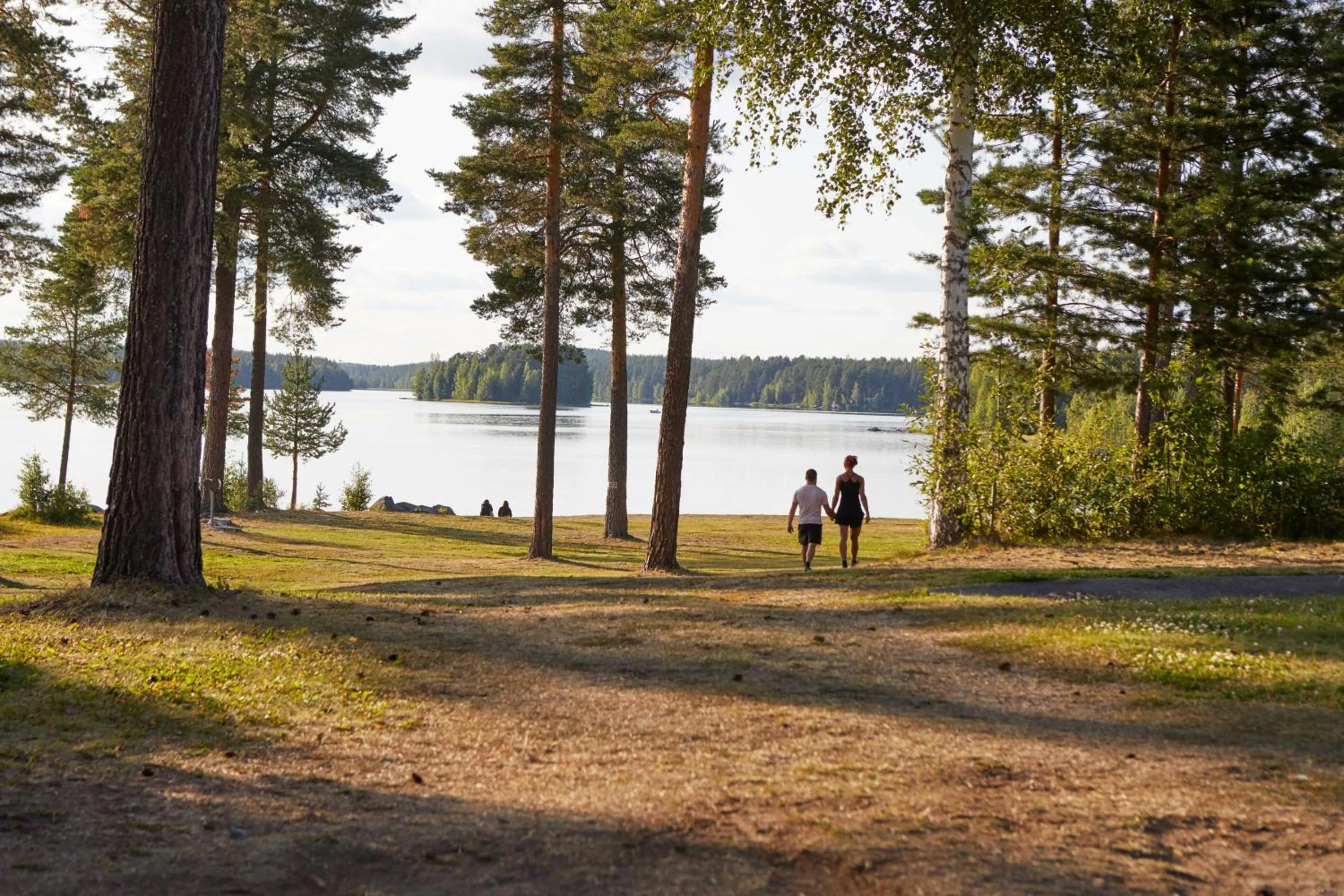 Lake view in First Camp Ansia - Lycksele
