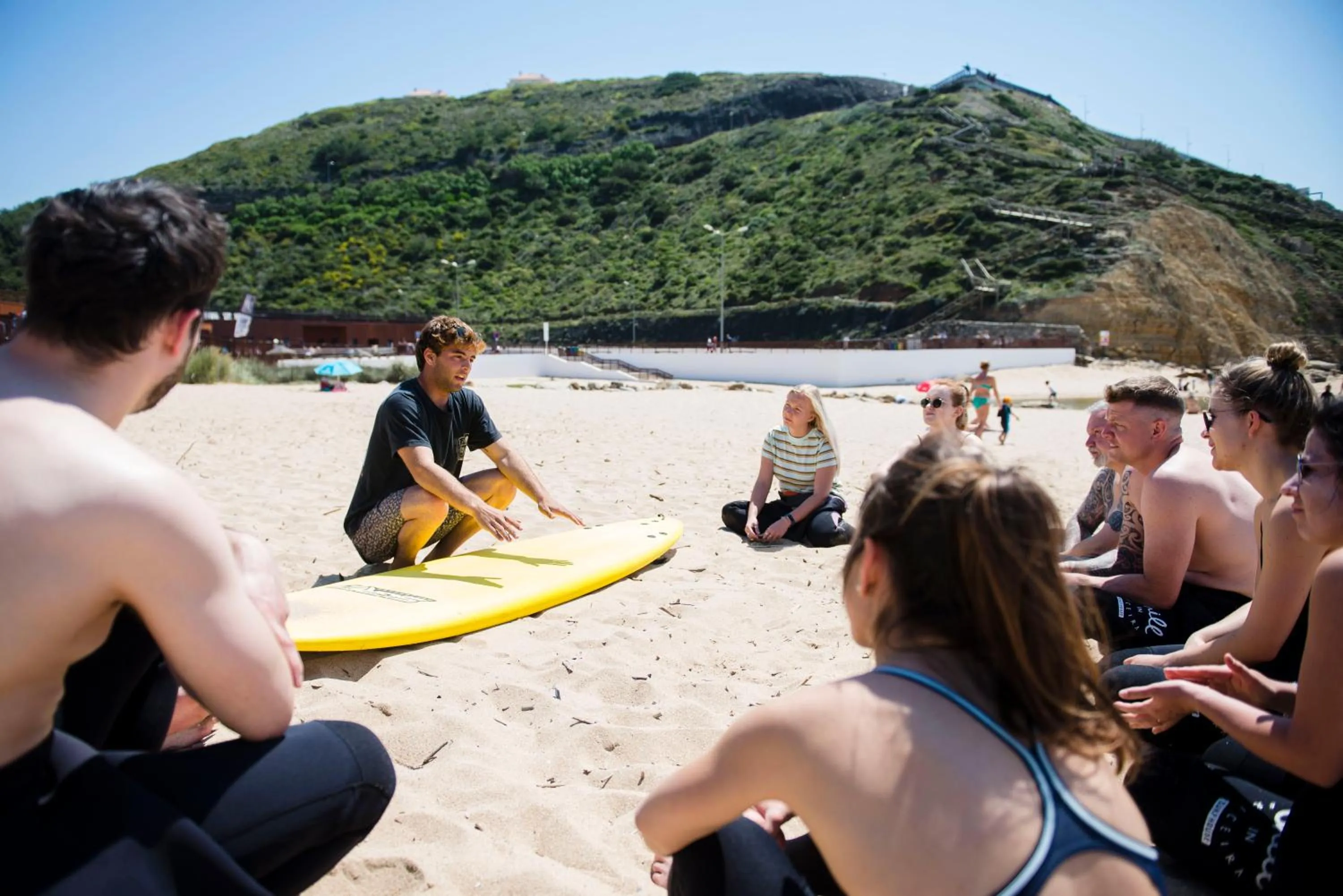 People in Chill in Ericeira Surf House