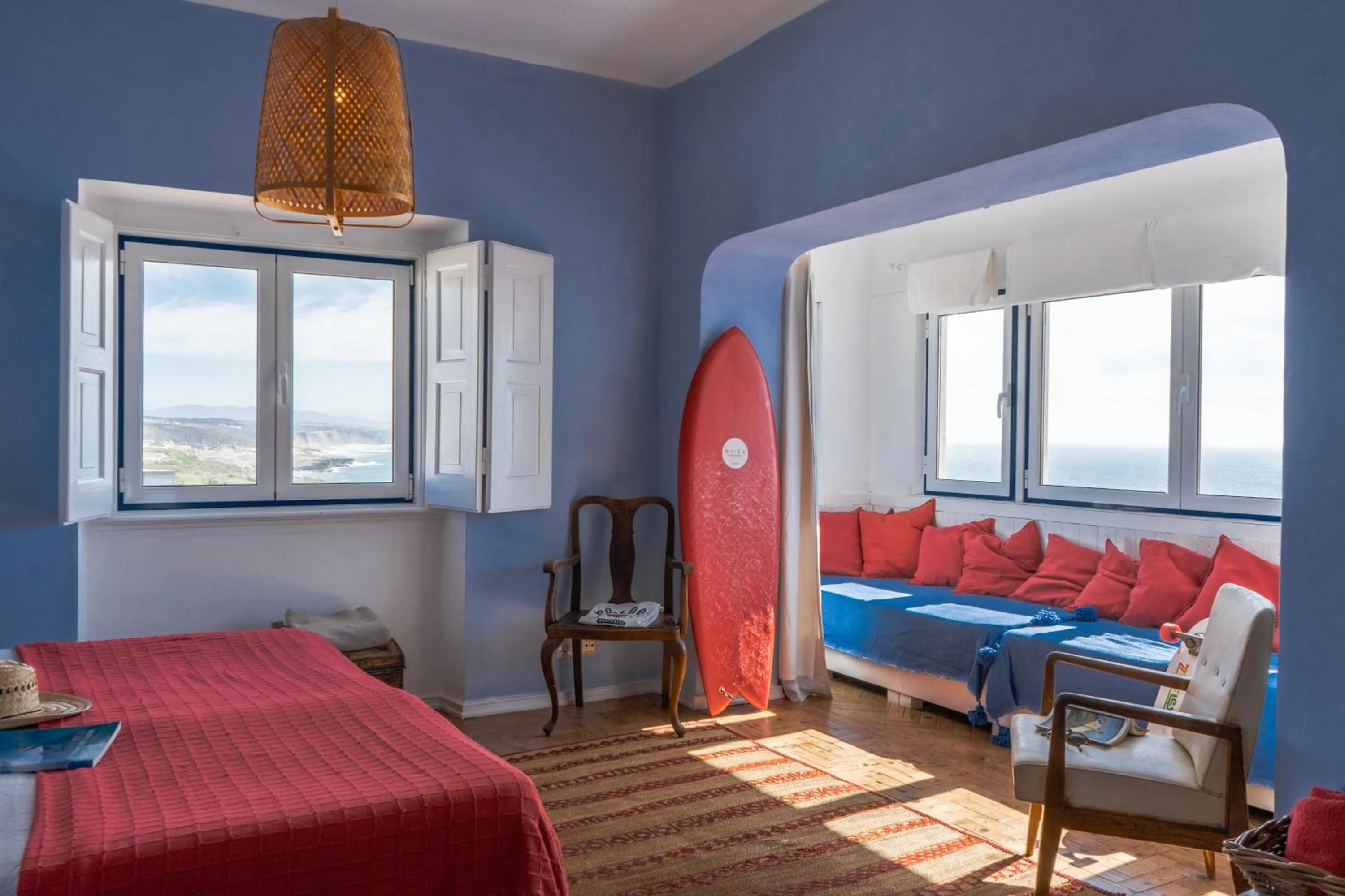 Photo of the whole room, Bed in Chill in Ericeira Surf House