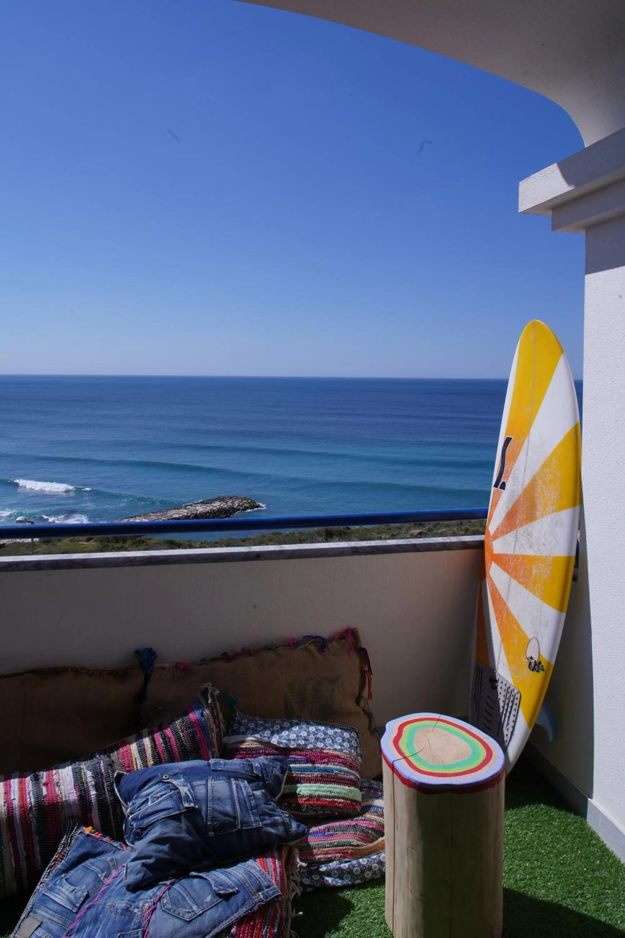 Balcony/Terrace in Chill in Ericeira Surf House