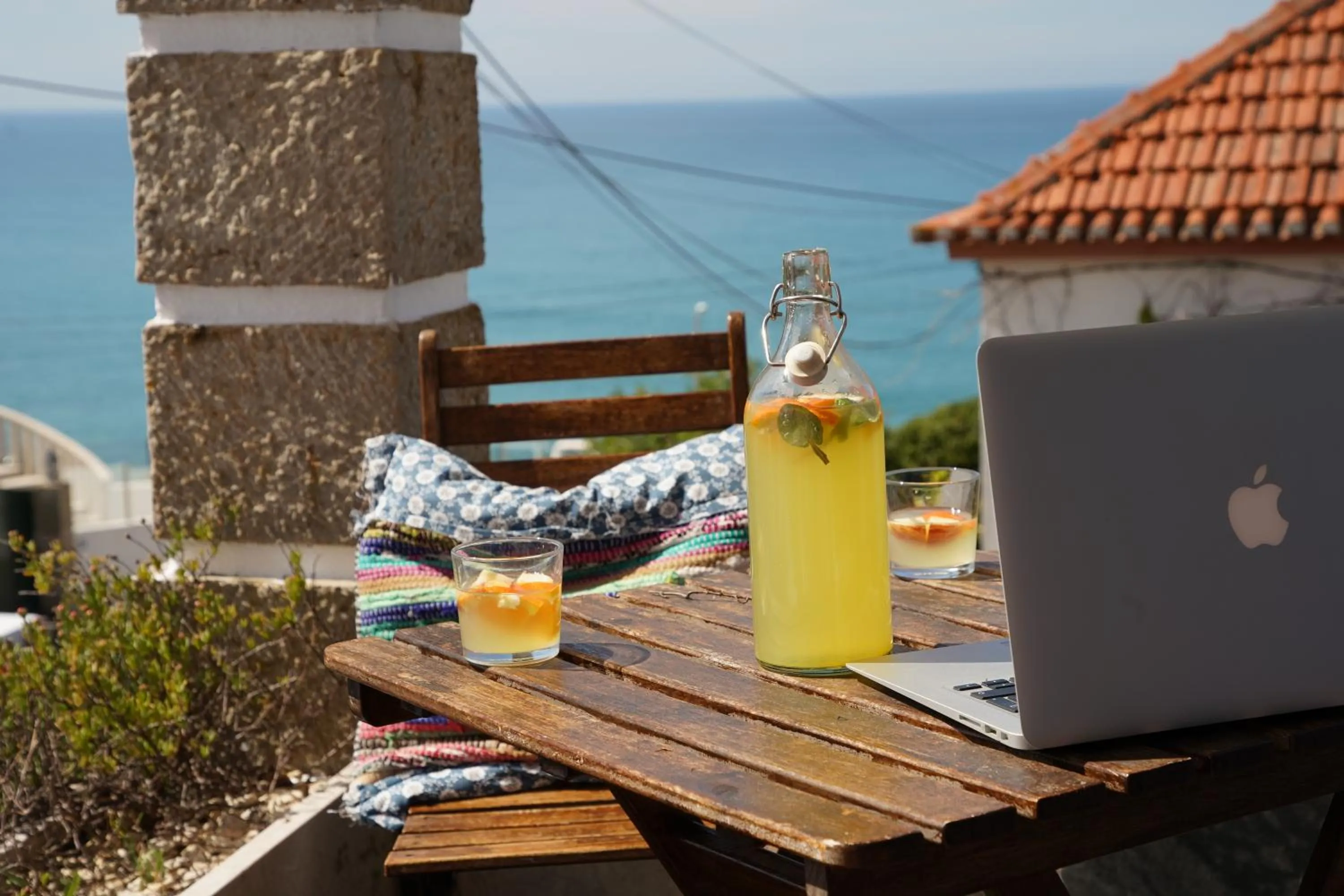 Balcony/Terrace in Chill in Ericeira Surf House