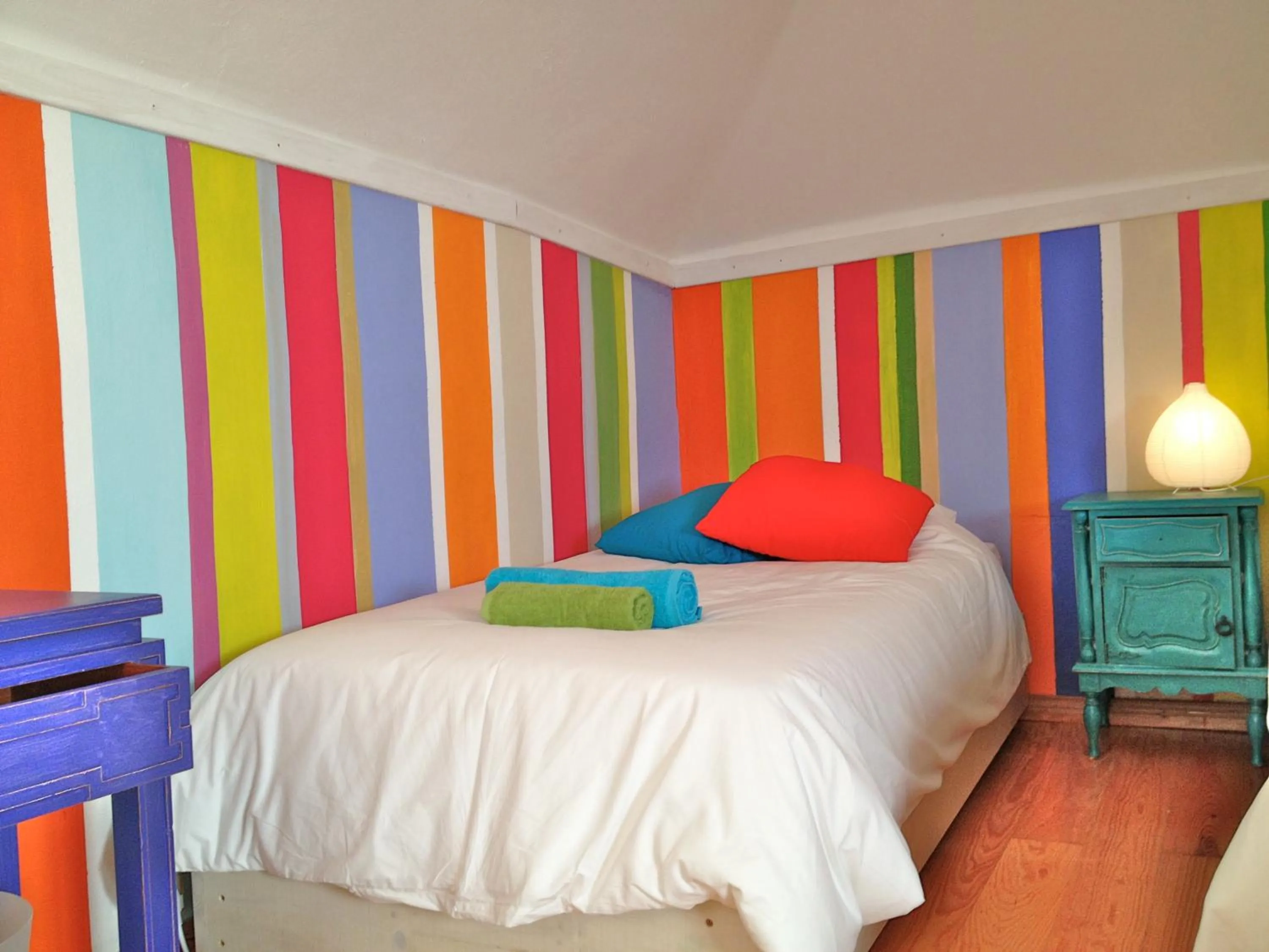 Bed in Chill in Ericeira Surf House