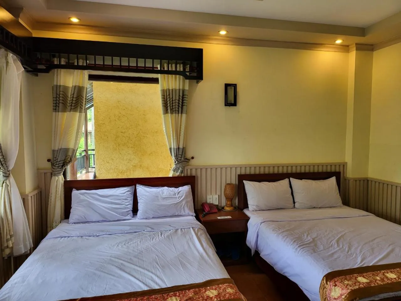 Bed in Rang Garden Bungalow