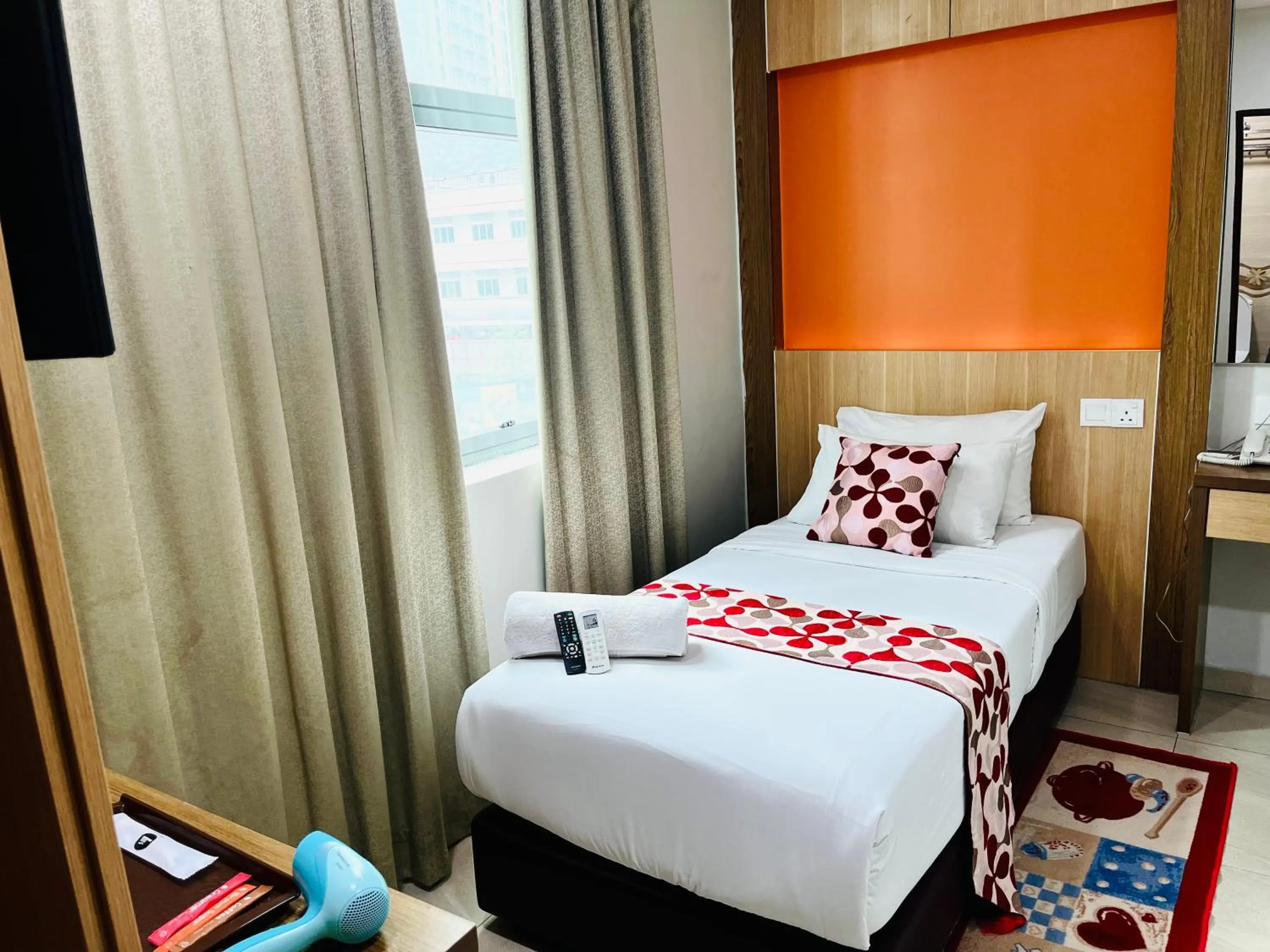 Bed in Prime Hotel at TRX Tower