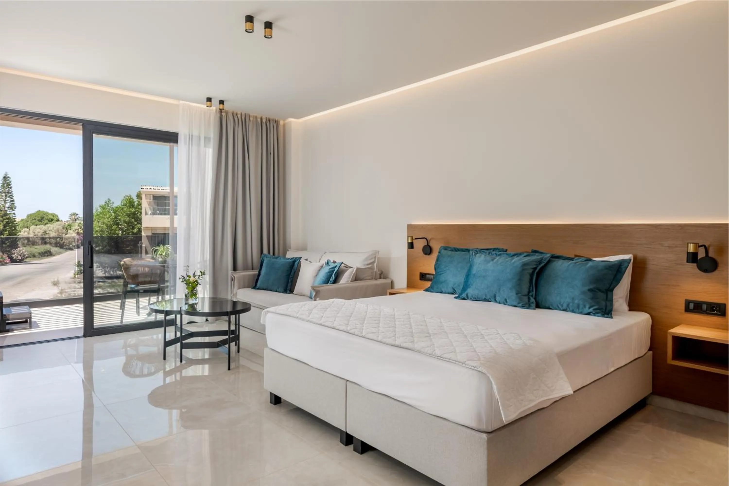 Bed in Canadian Hotel