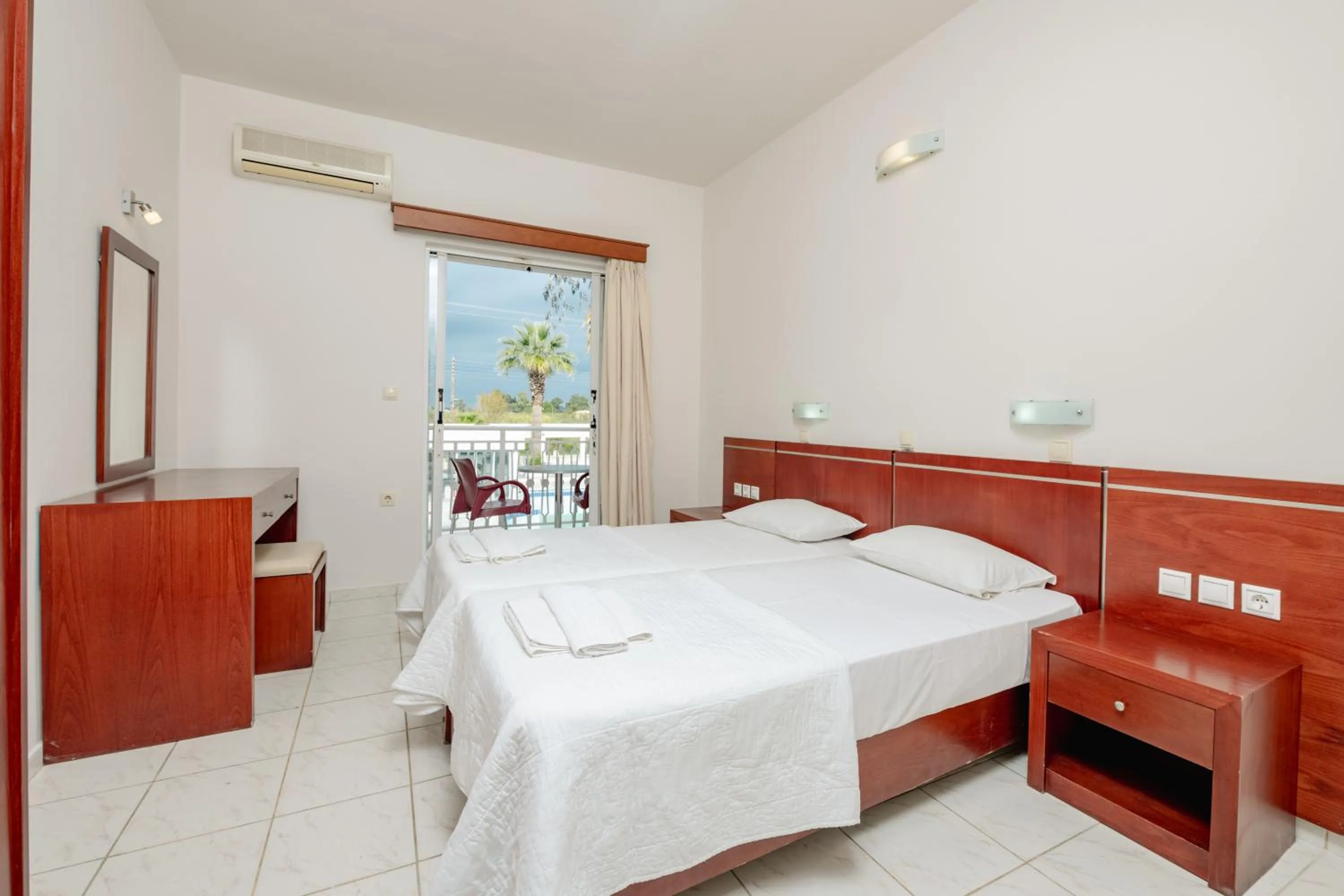 Bed in Canadian Hotel