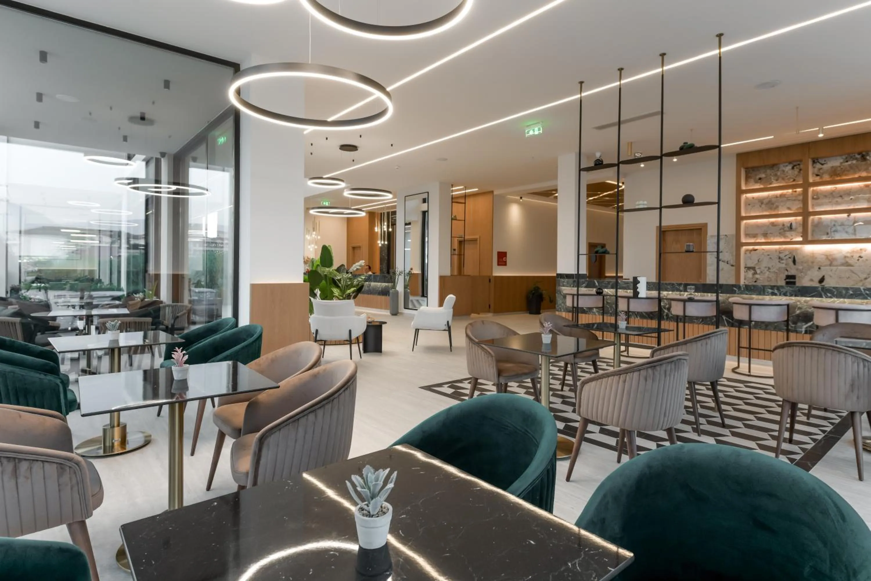 Seating area in Canadian Hotel