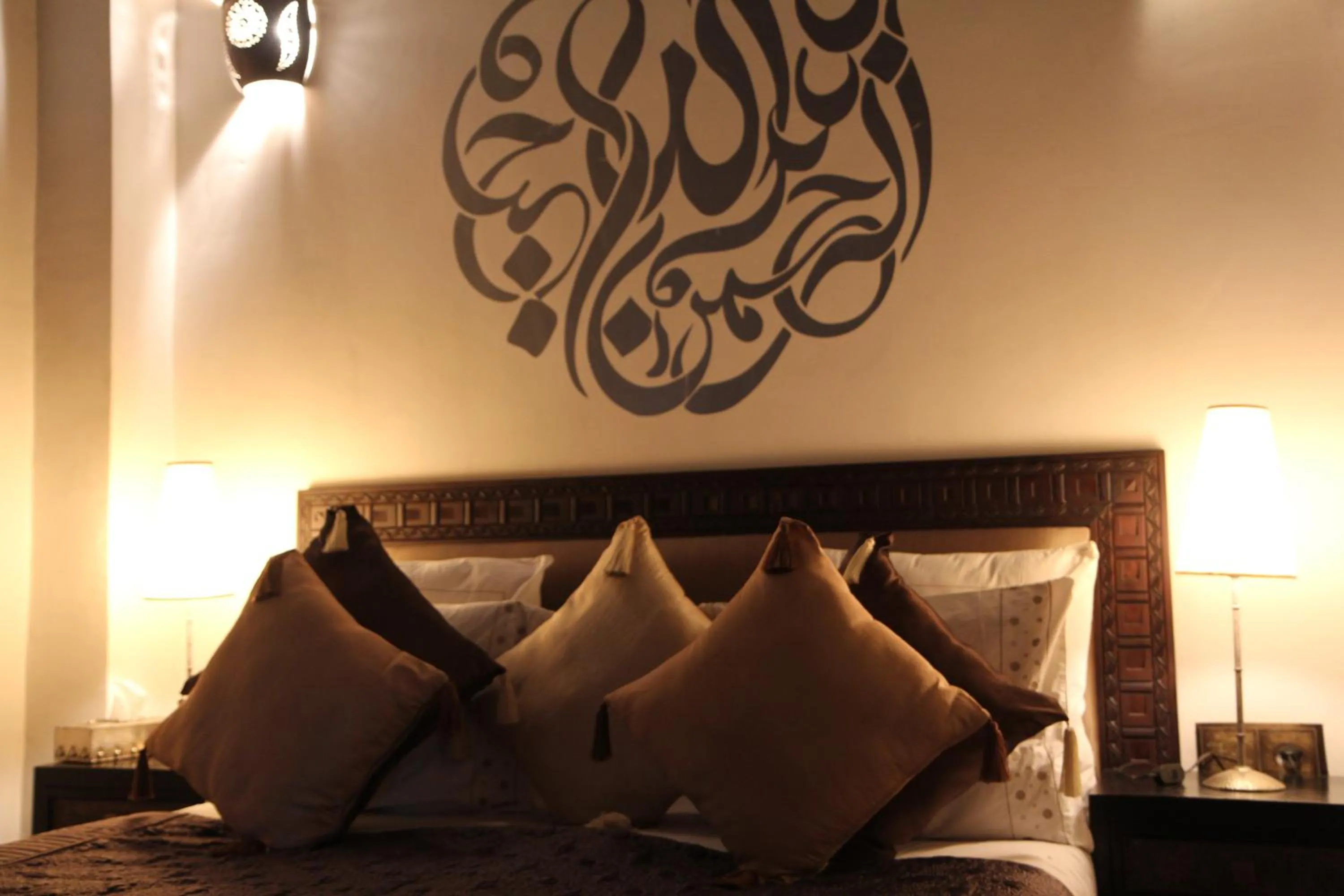 Decorative detail in Riad Terra Bahia