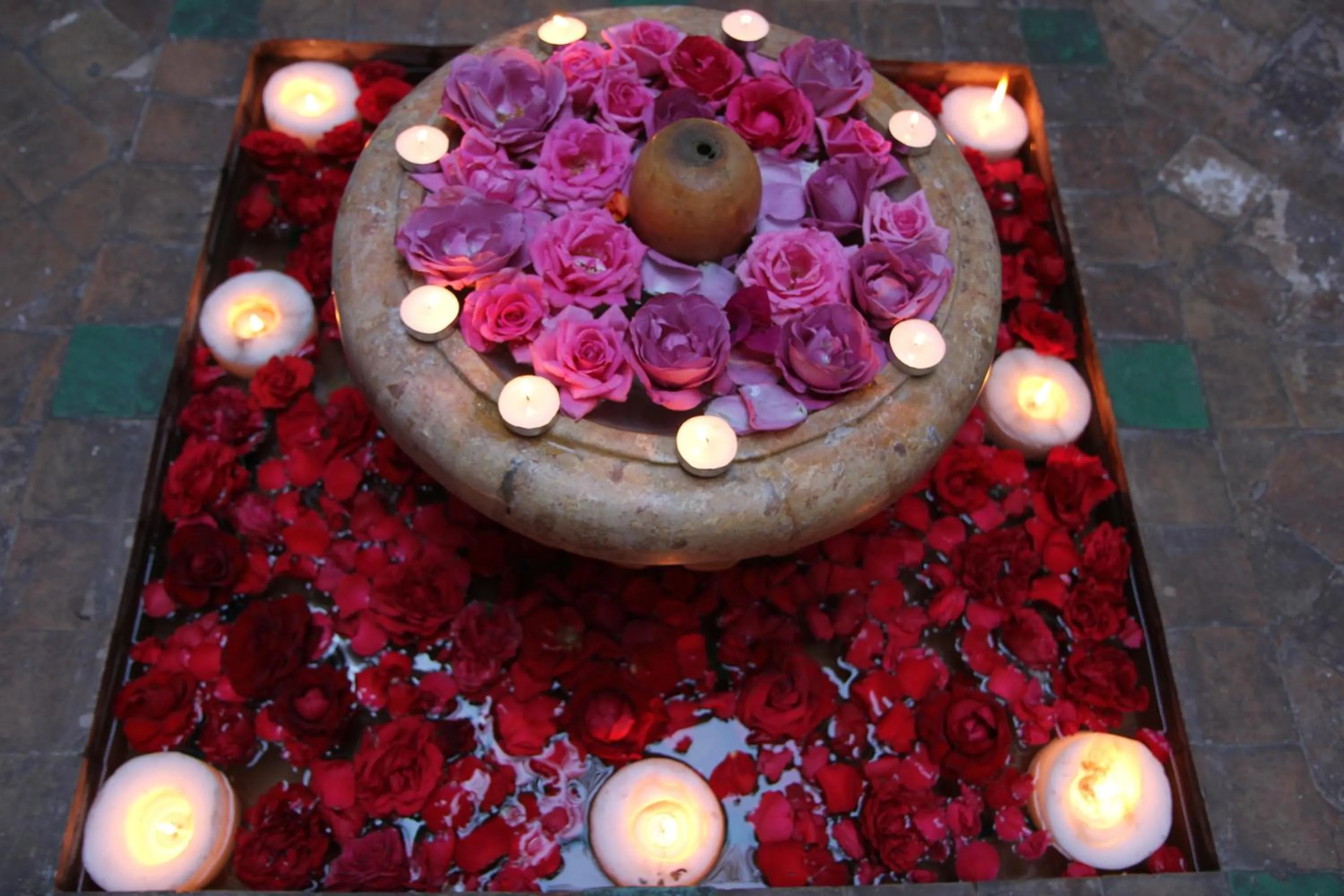 Decorative detail in Riad Terra Bahia