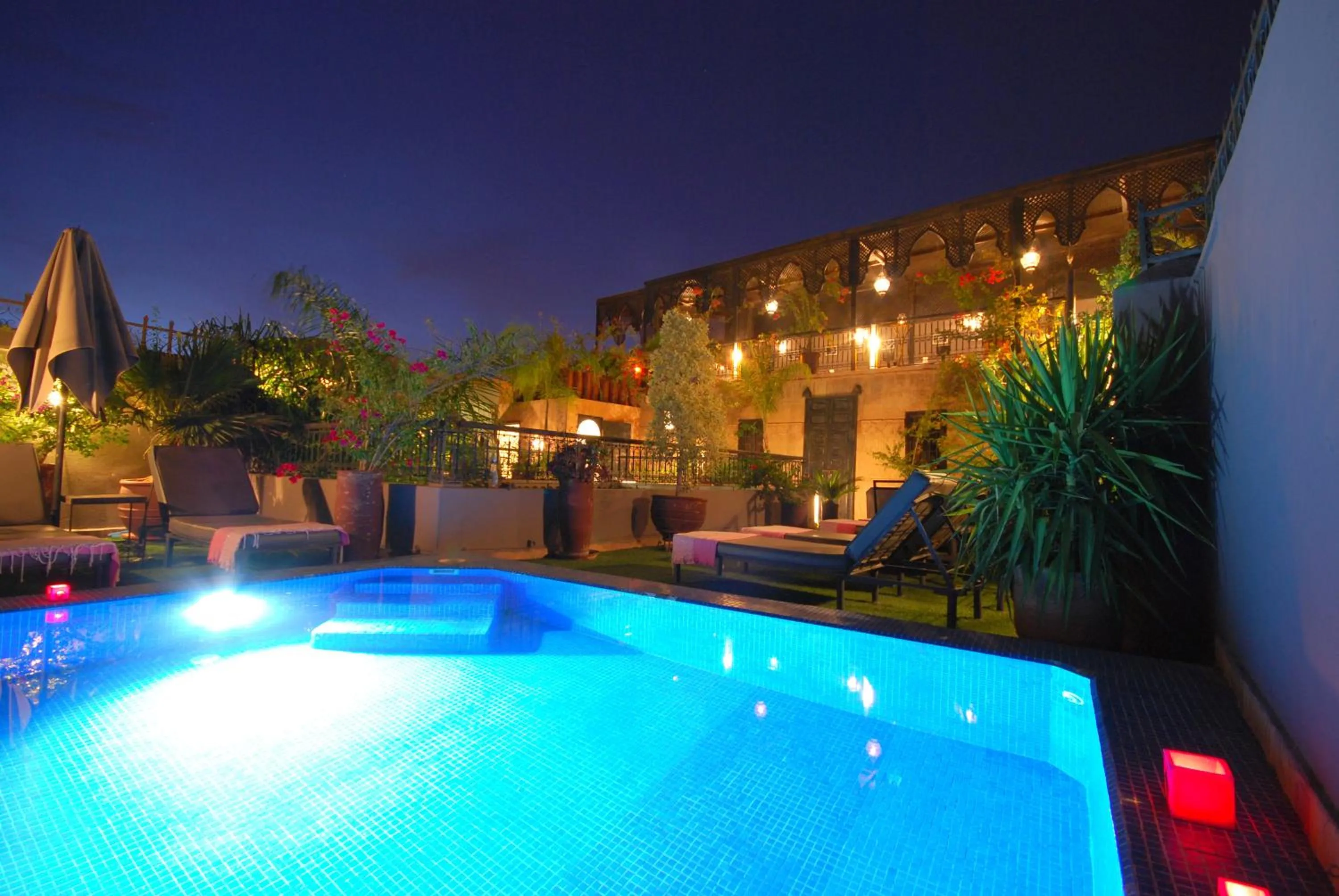 Swimming pool in Riad Terra Bahia