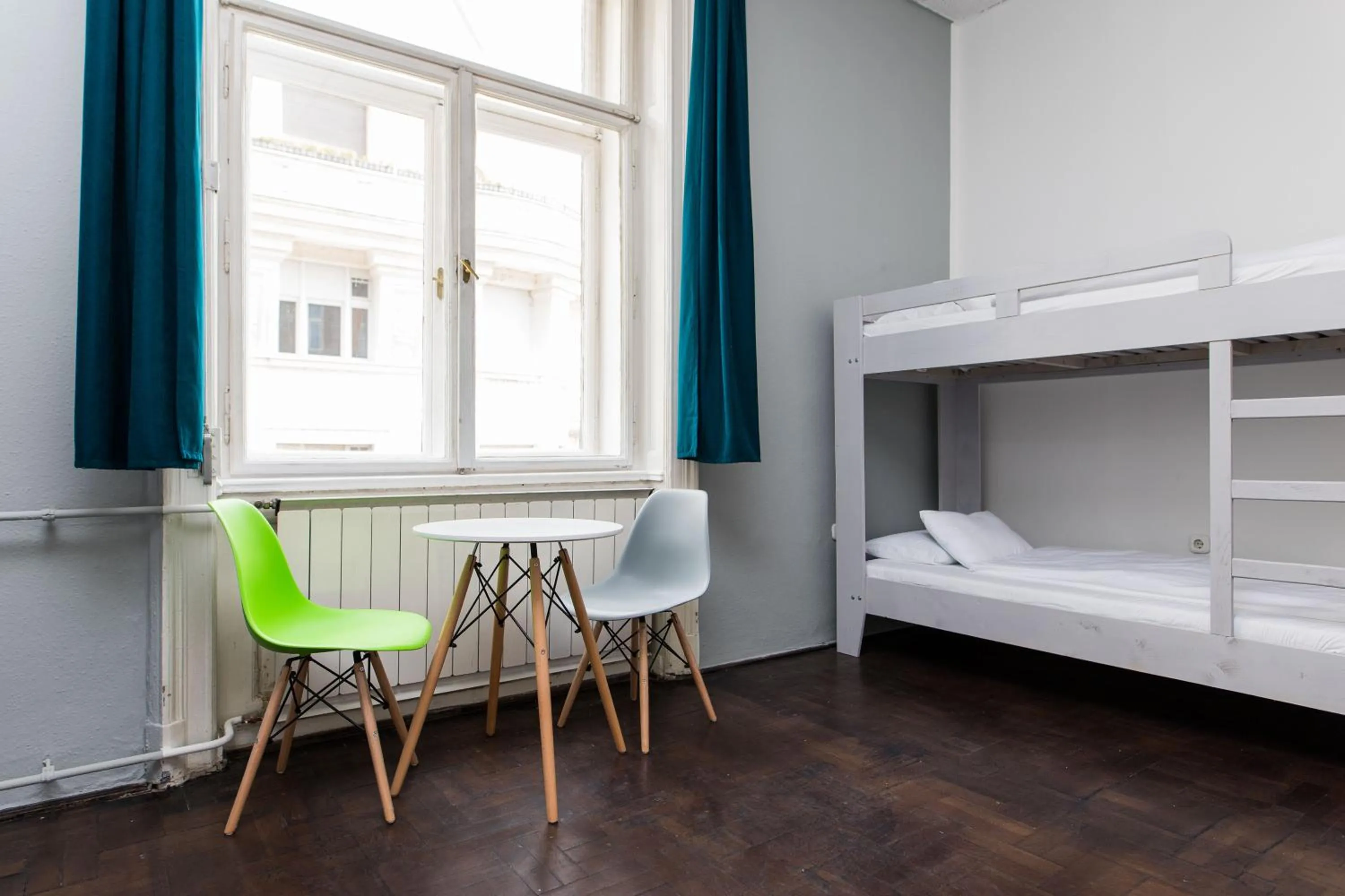 Seating area in 2B Hostel & Rooms