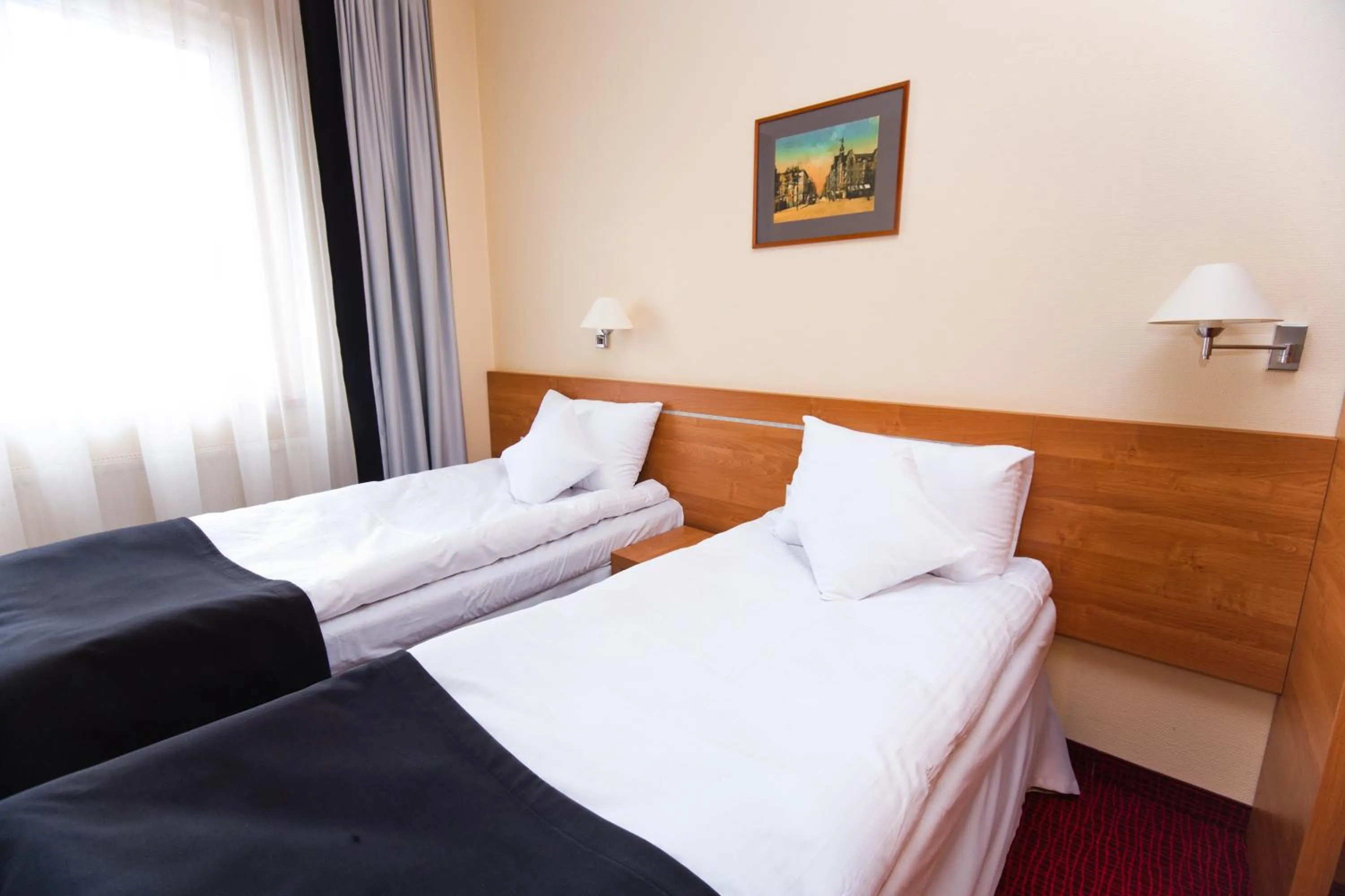 Bed in Hotel Malinowski Business