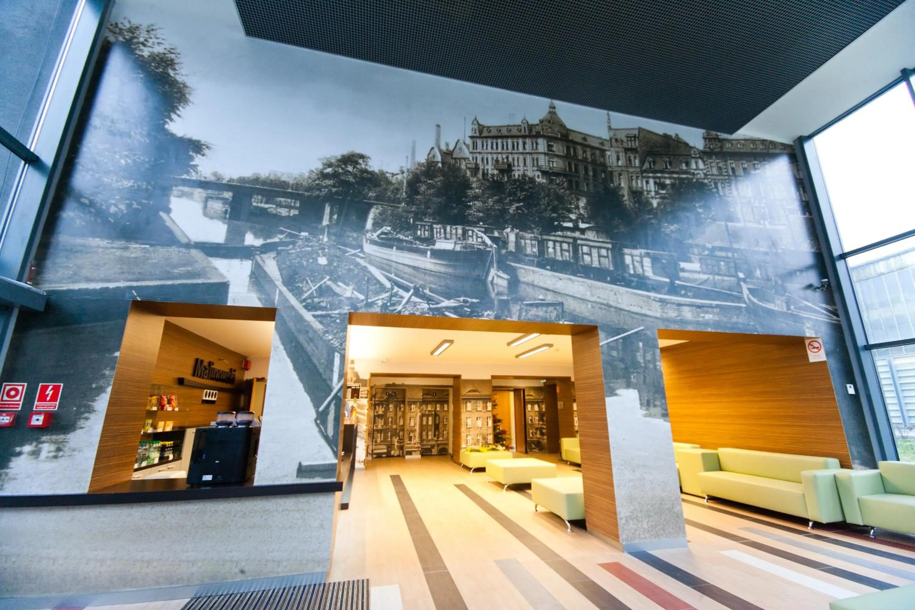 Lobby or reception in Hotel Malinowski Business