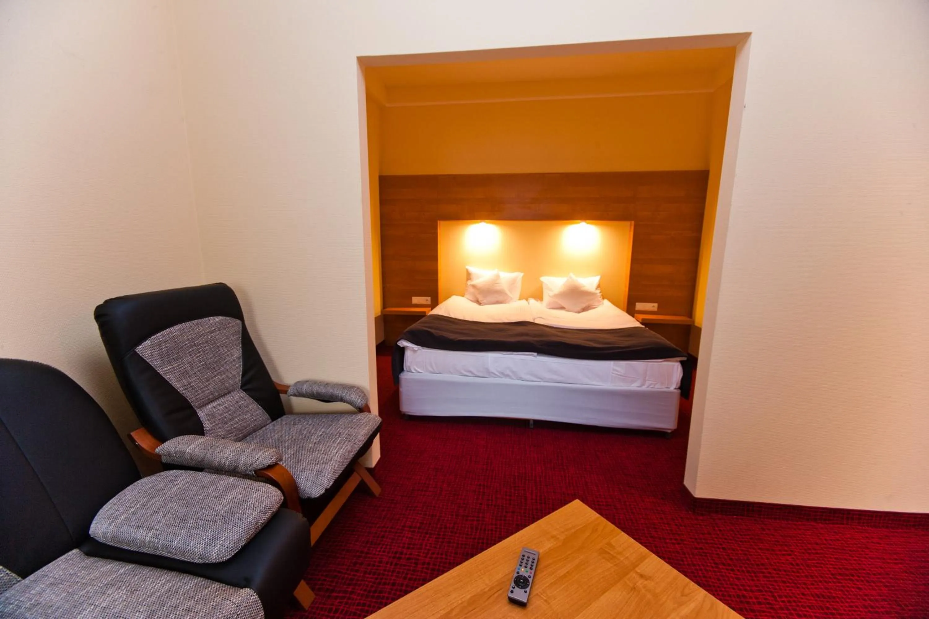 Bedroom, Bed in Hotel Malinowski Business