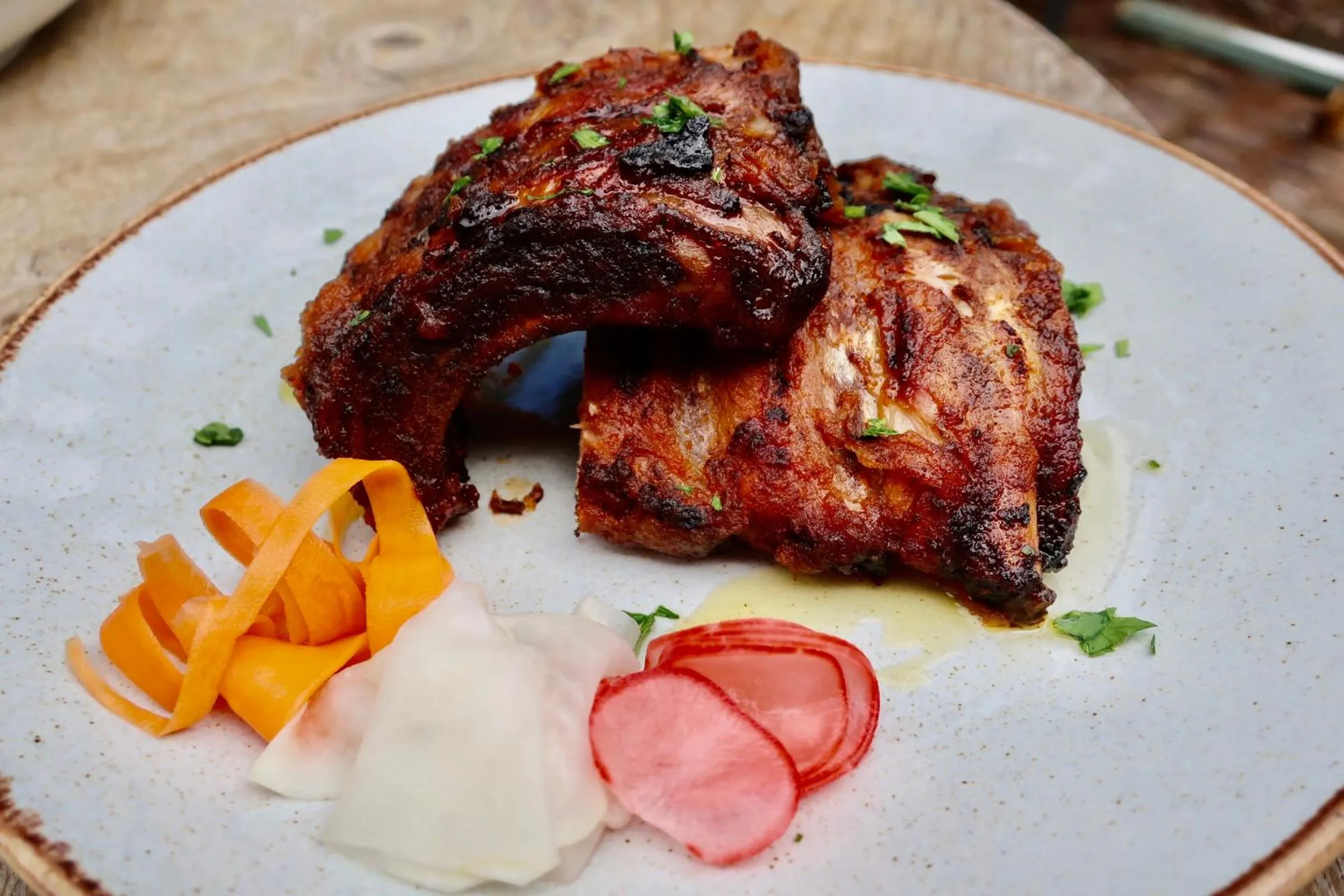 Food close-up in The Lamb Inn