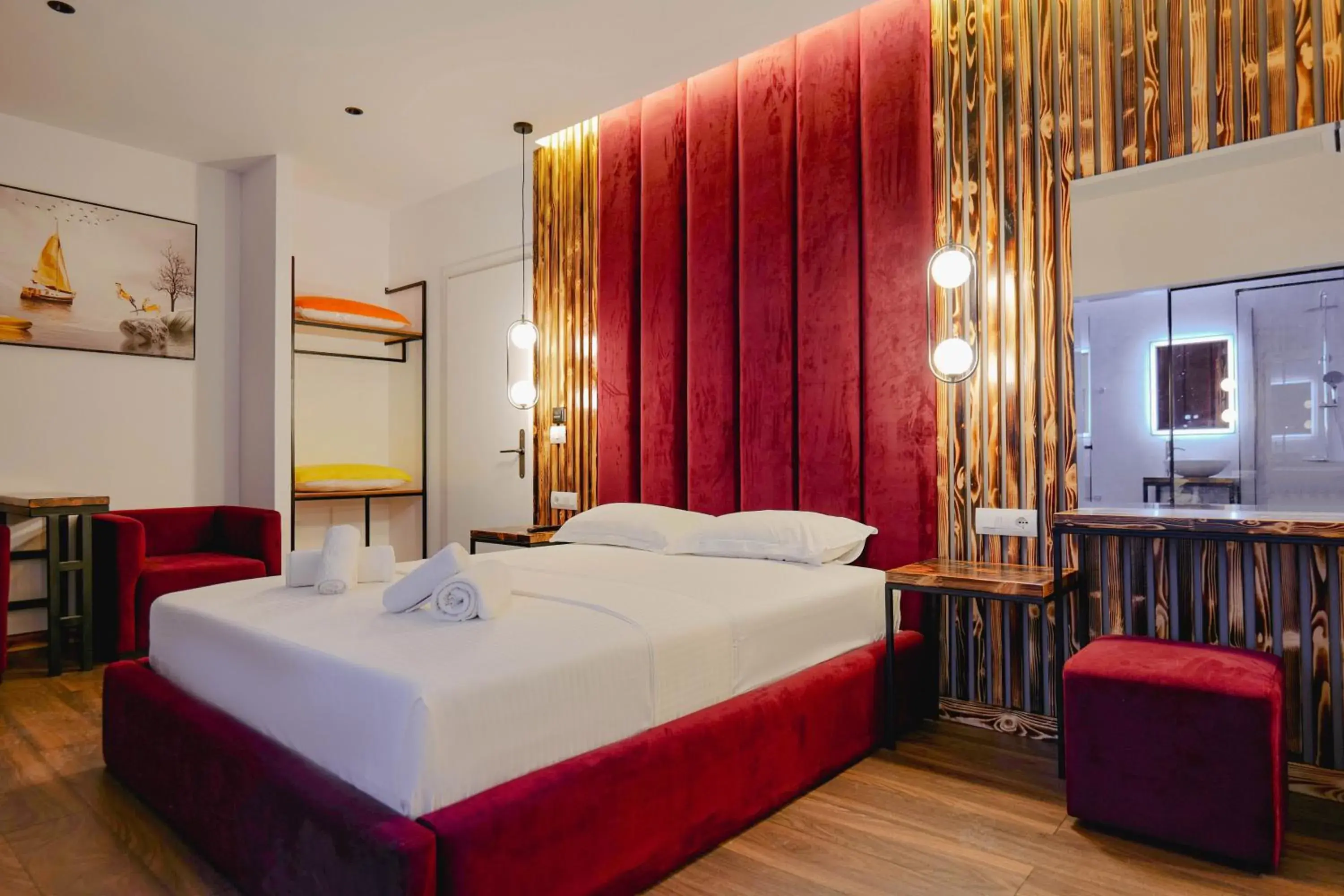 Deluxe Double Room with Pool View in Hotel Piramida Deluxe Double Room with Pool View in Hotel Piramida