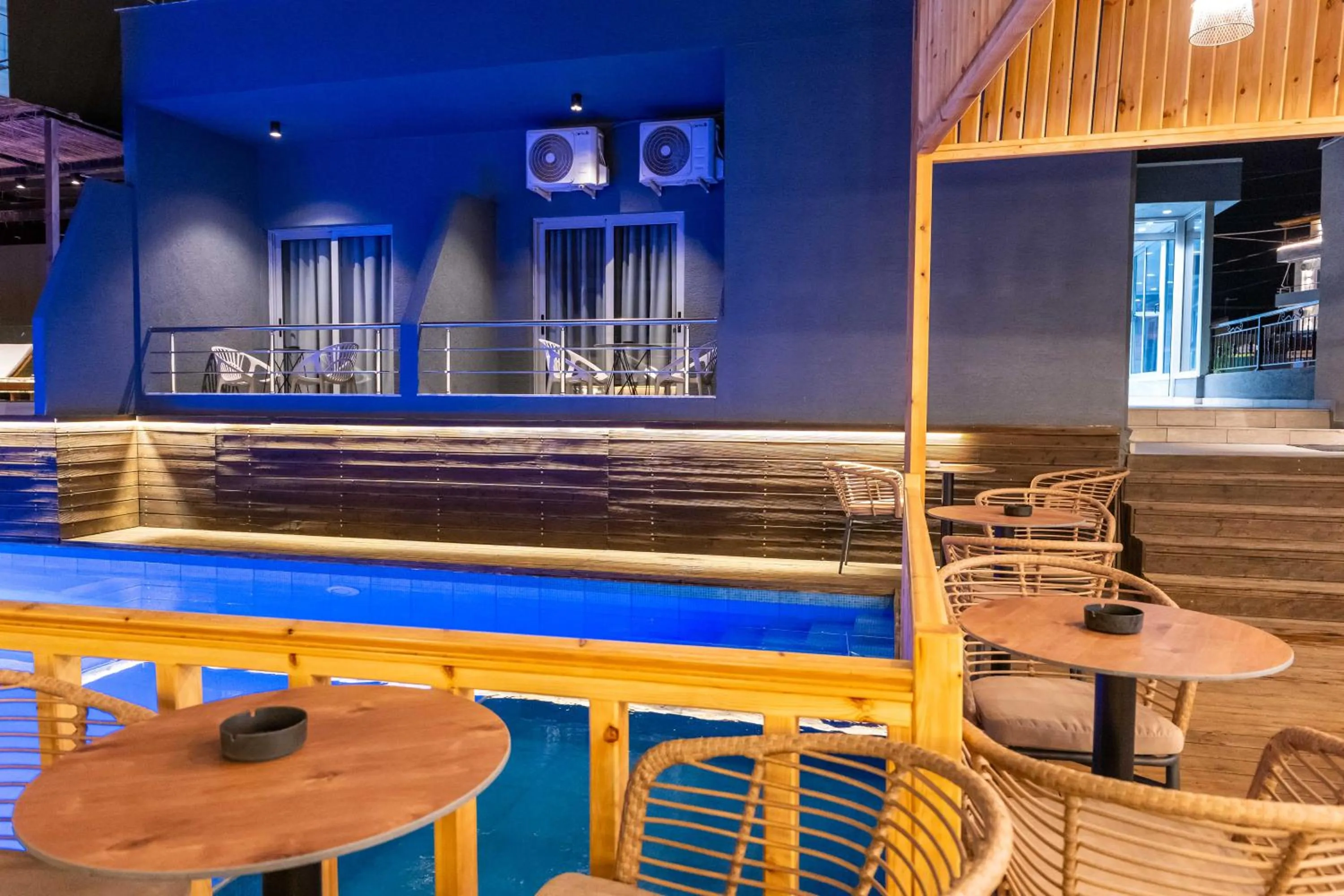 Seating area in Hotel Piramida