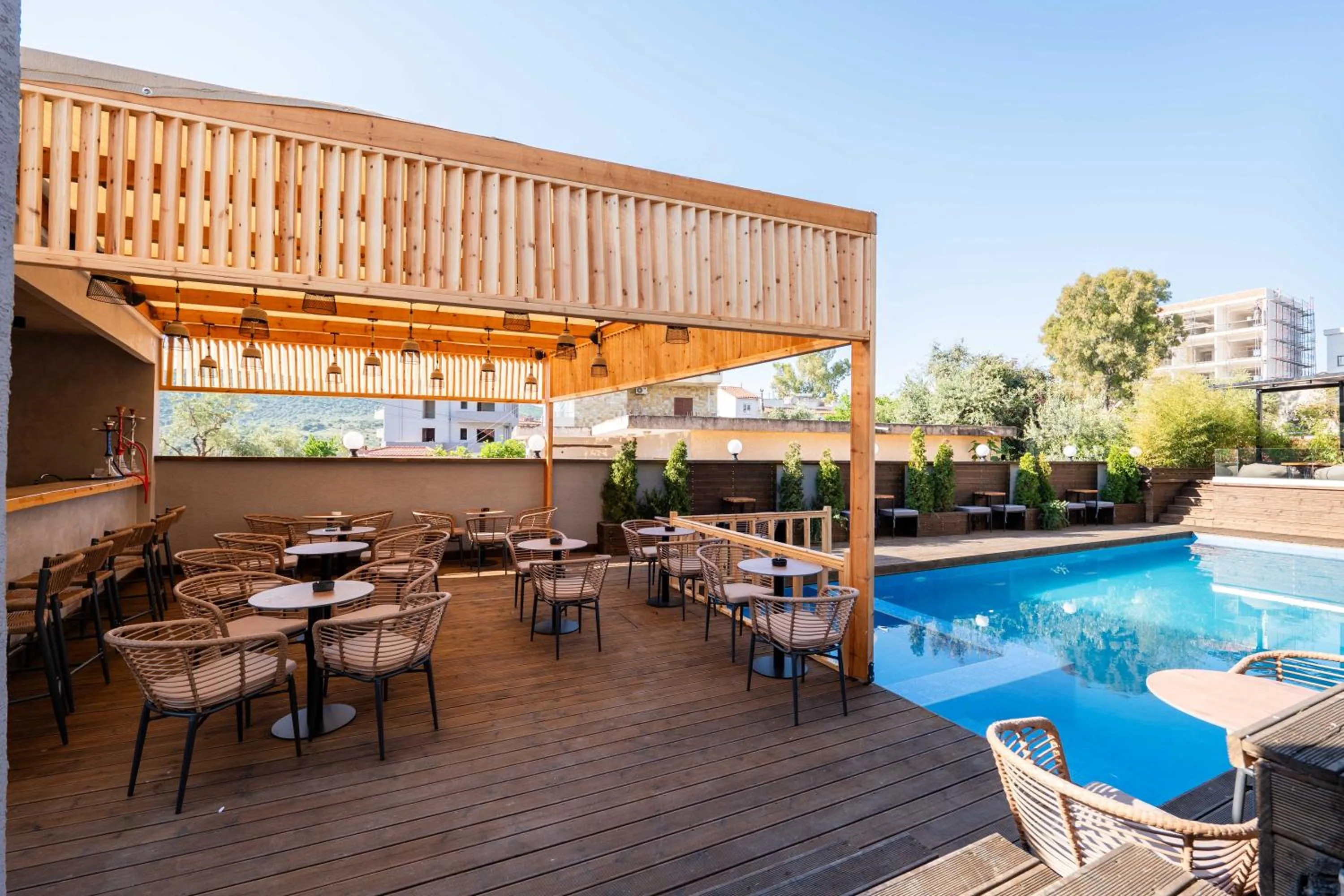 Lounge or bar in Hotel Piramida