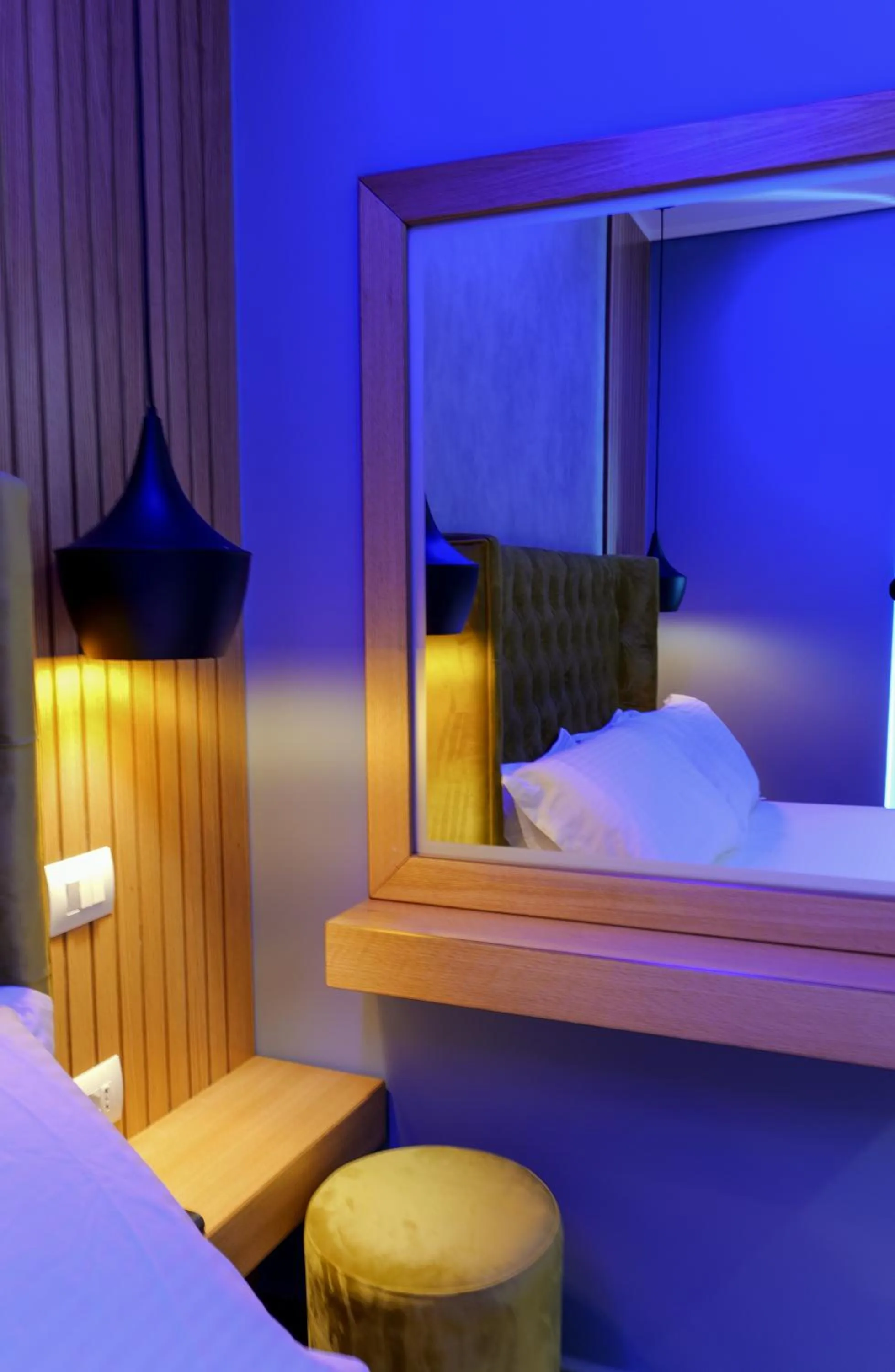 Bed in Hotel Piramida