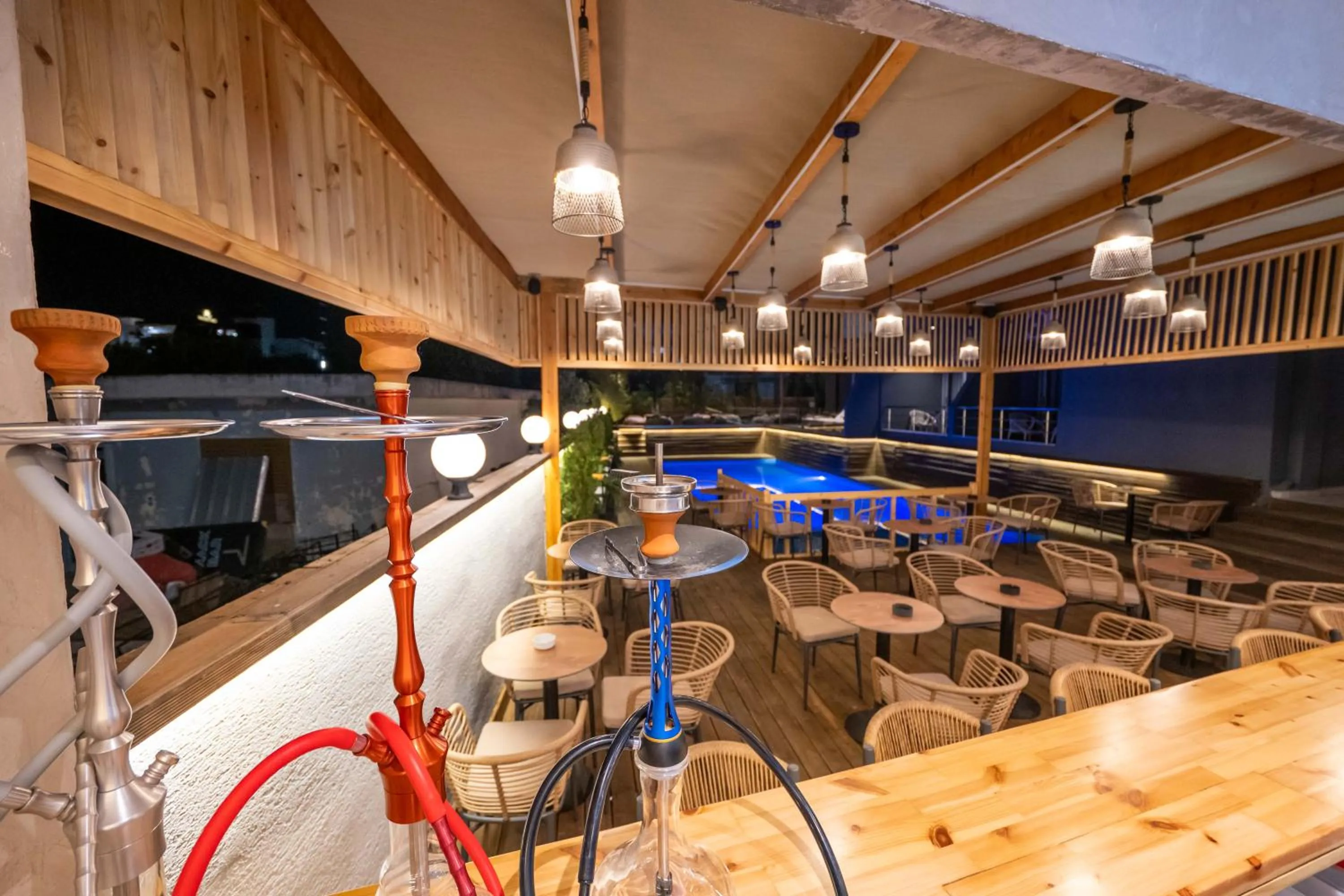 Seating area in Hotel Piramida