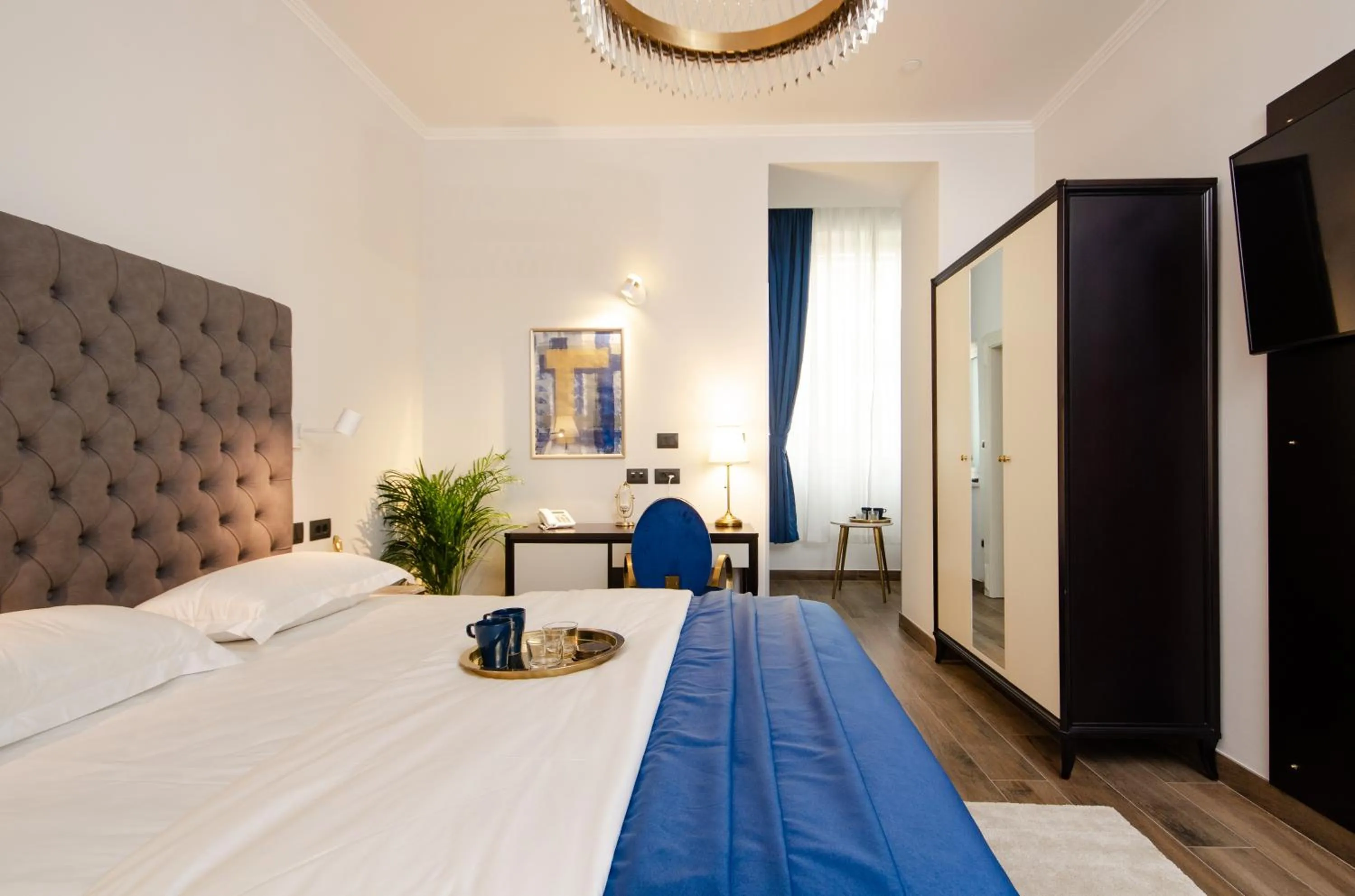 Bed in Villa Brandestini